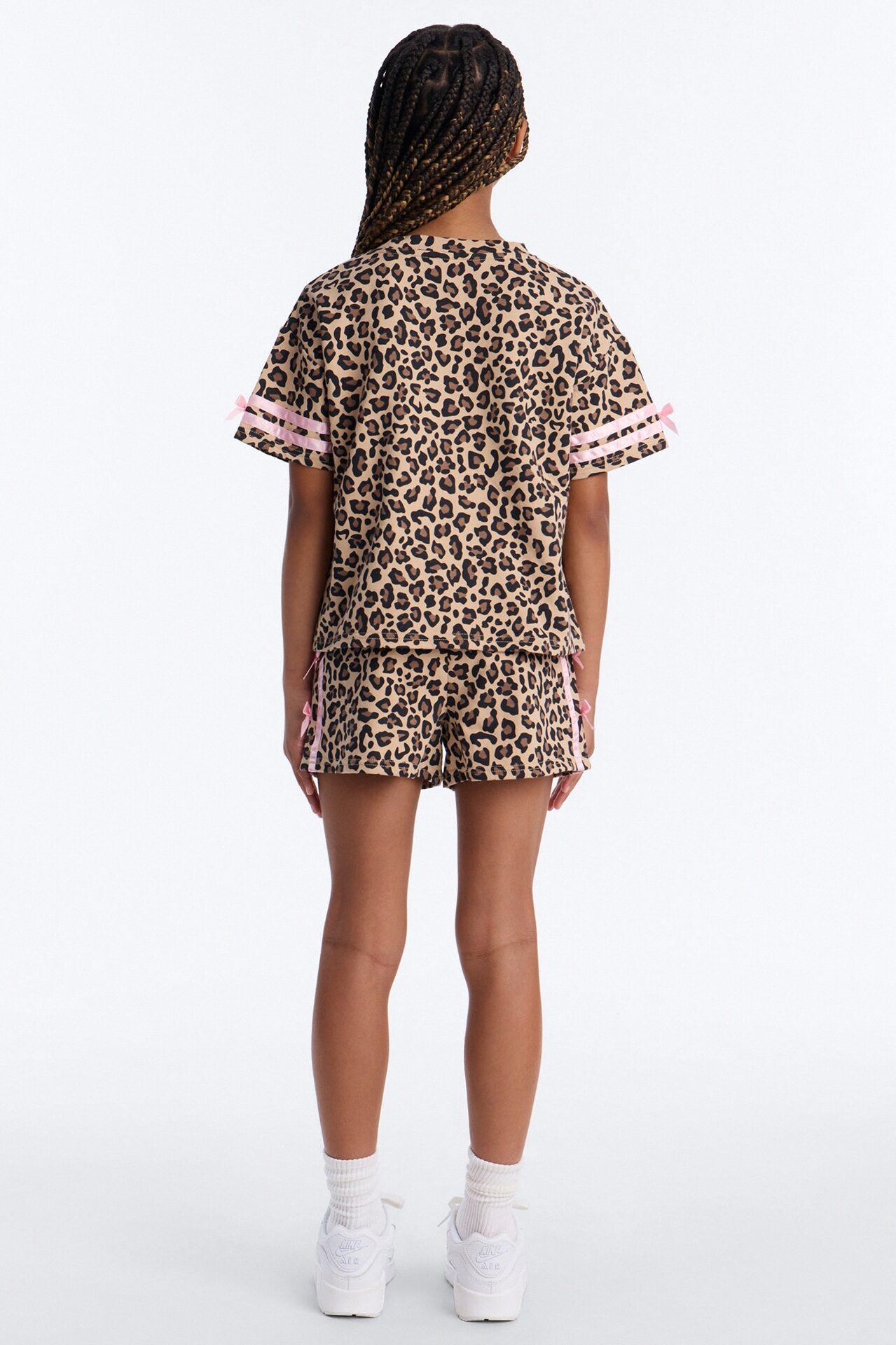 Mini Beautifully Boujee Short Set - Leopard