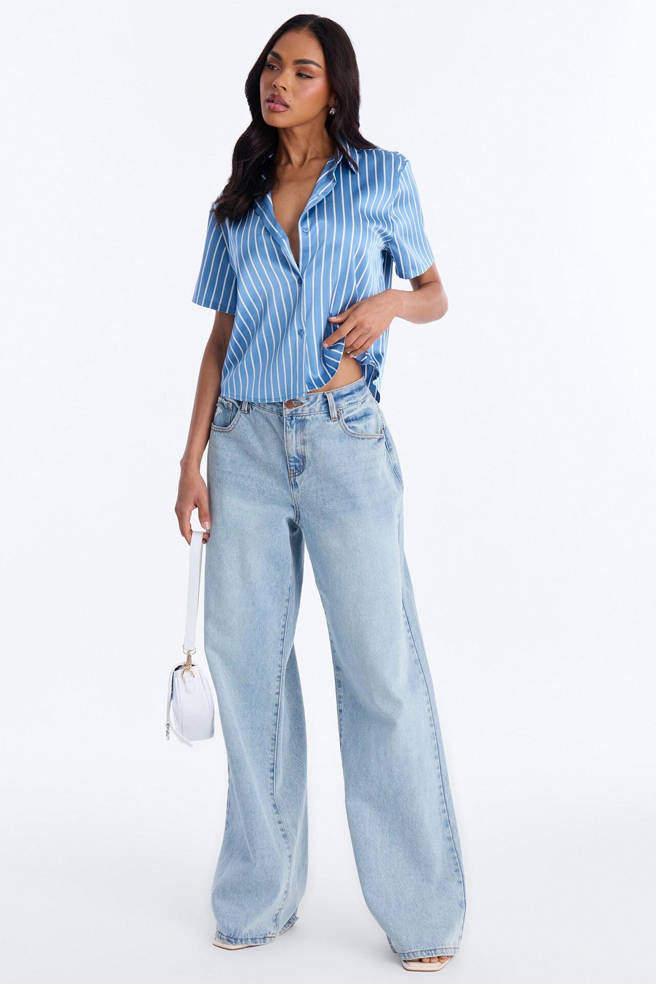 Whimsy Striped Shirt - Blue/combo