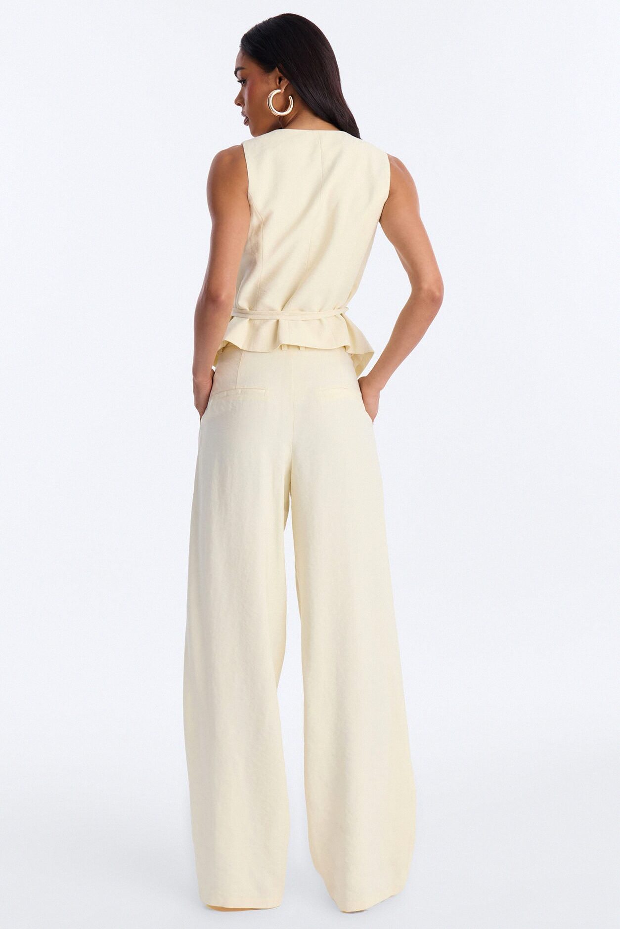 Minimal Moment Pant Set - Yellow