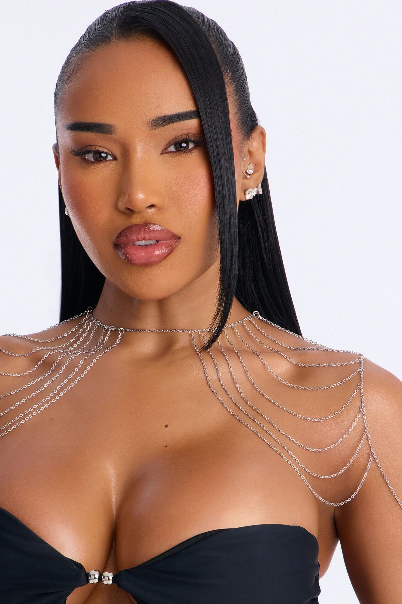 Ember Layered Body Chain - Silver
