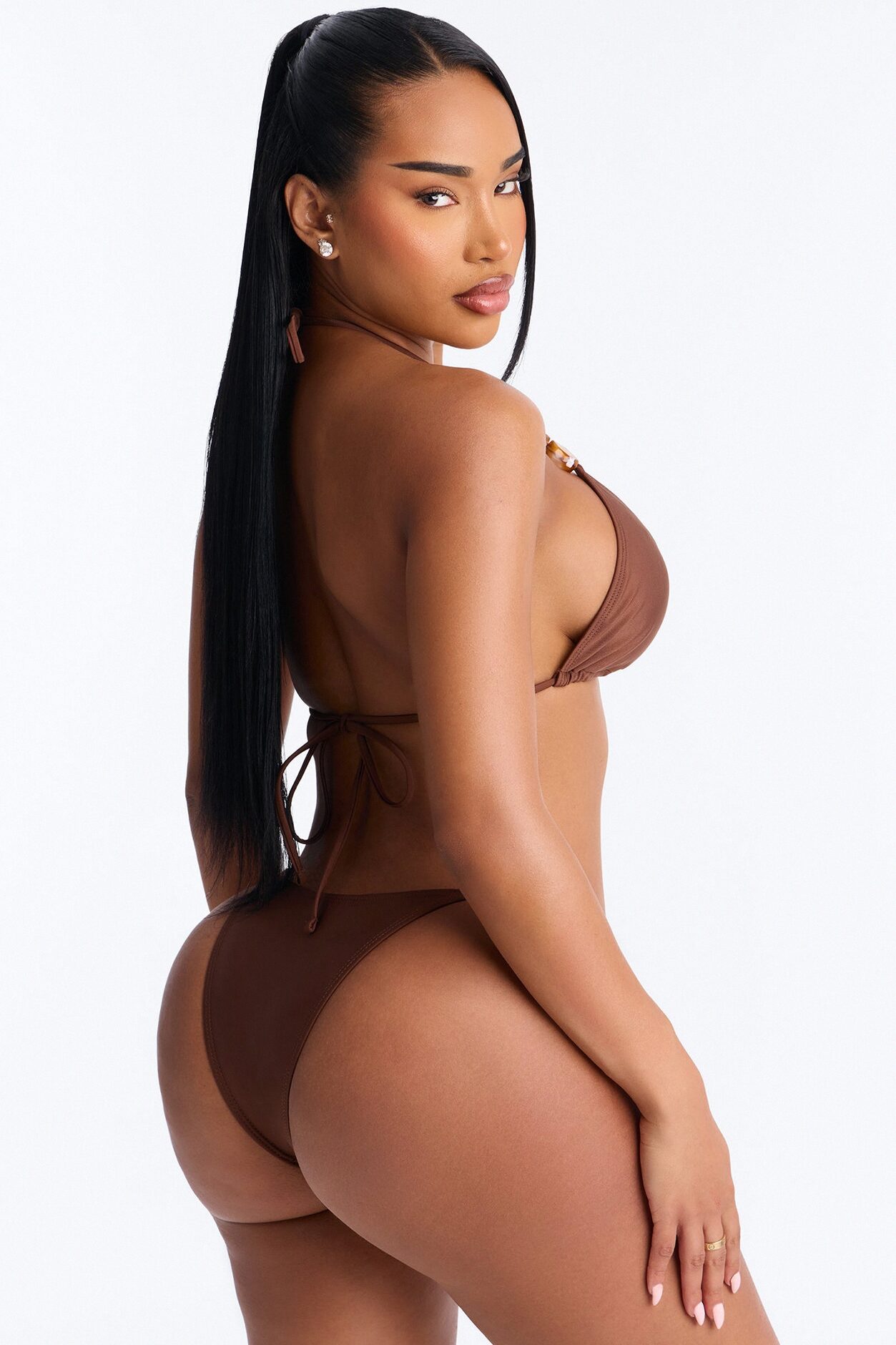 Ryan Beads 2 Piece Bikini - Chocolate