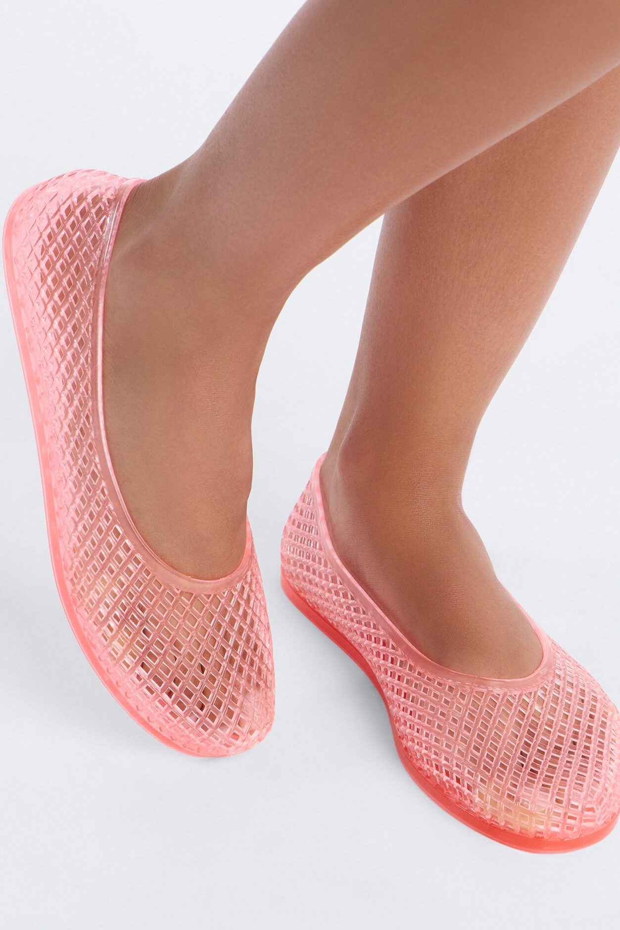 Sweets Jelly Ballet Flats - Pink