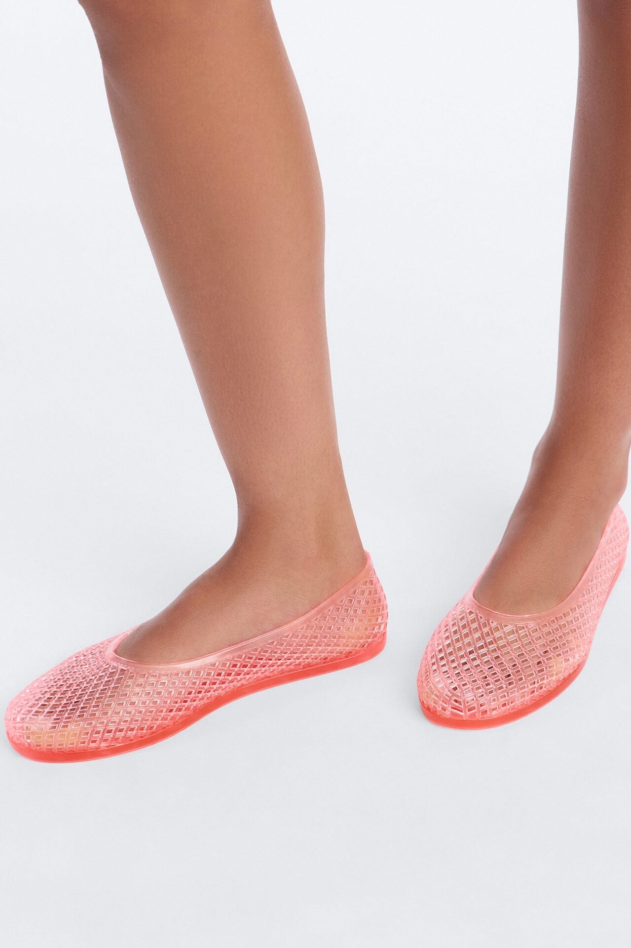 Sweets Jelly Ballet Flats - Pink