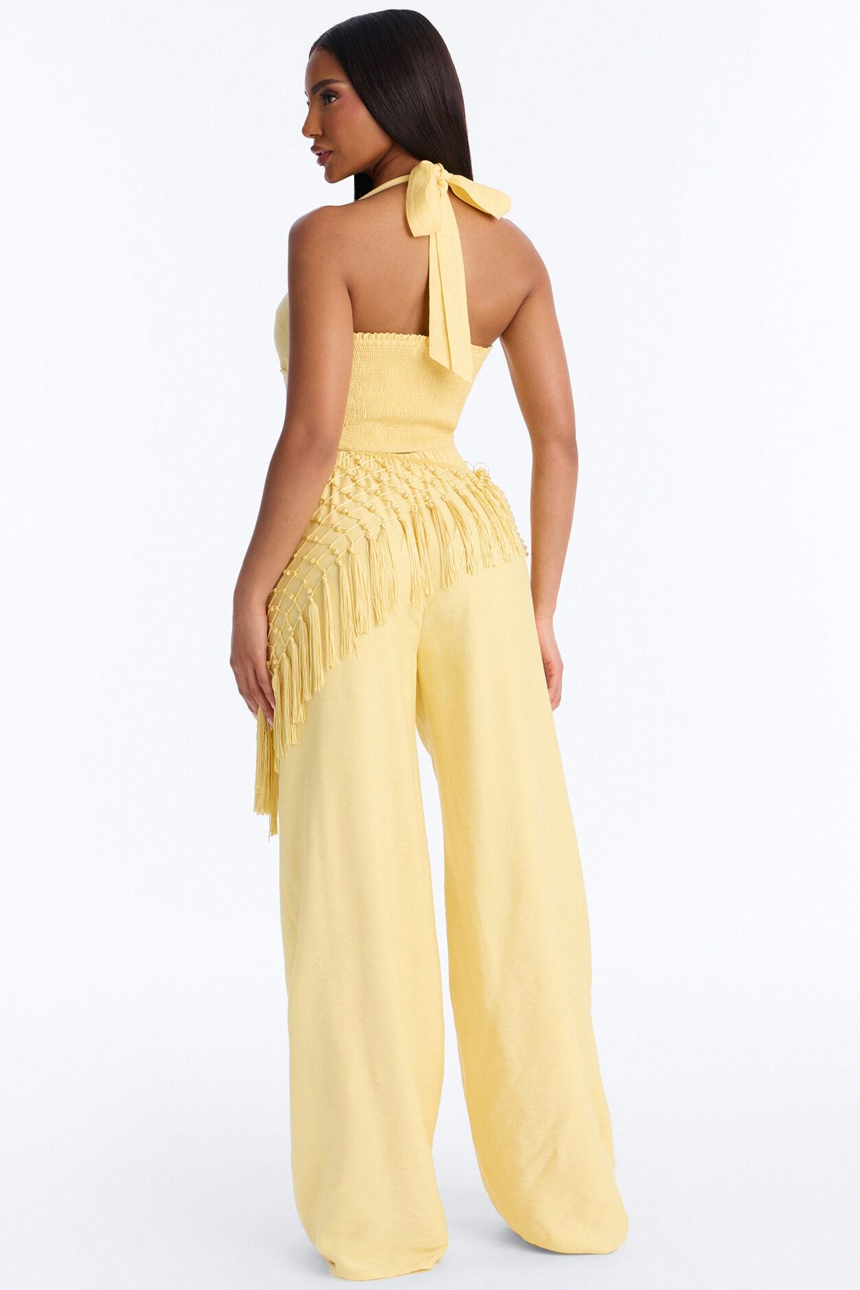 Isabelle 3 Piece Pant Set - Yellow
