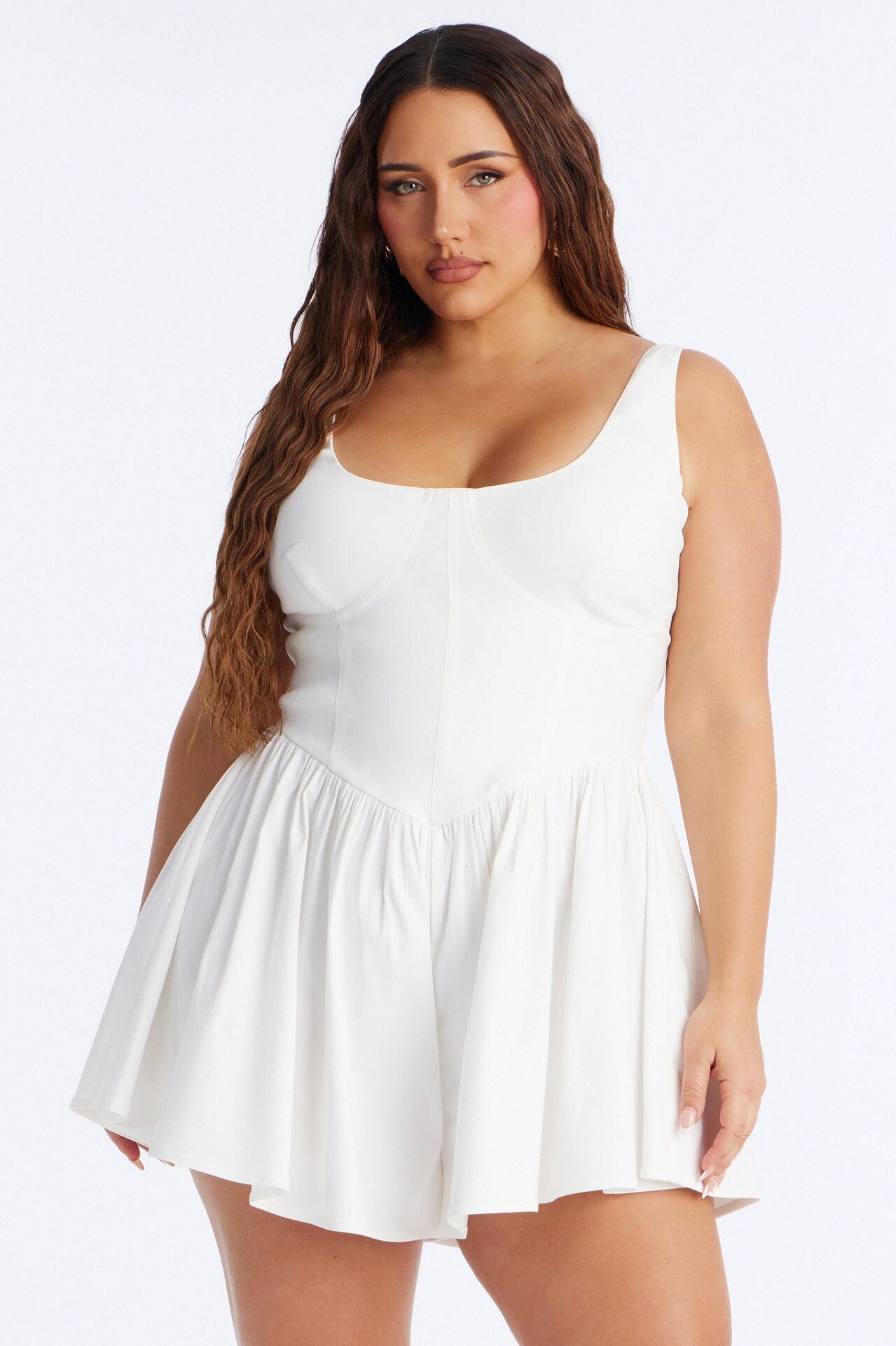 Simply Yours Flowy Romper - Ivory