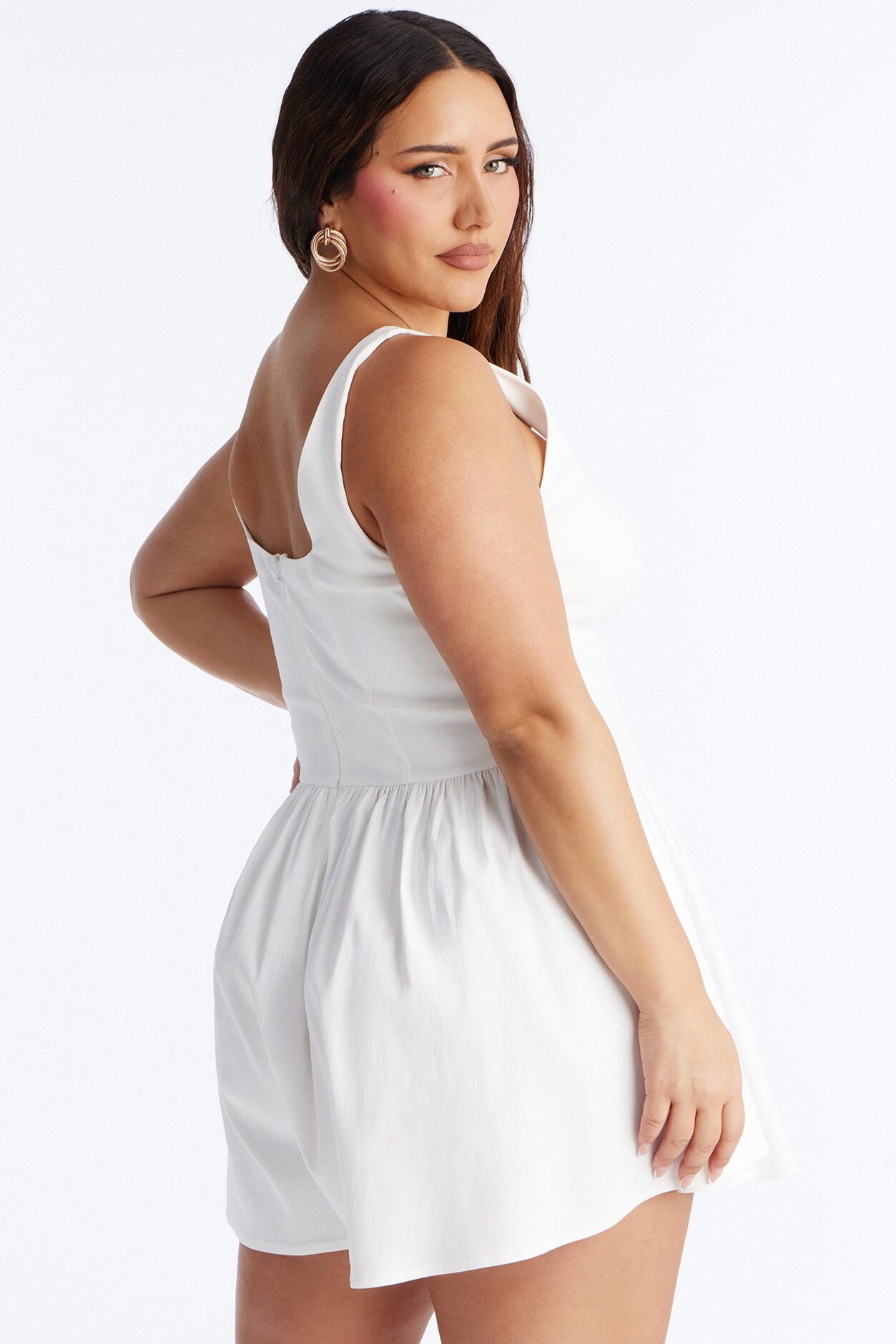 Simply Yours Flowy Romper - Ivory