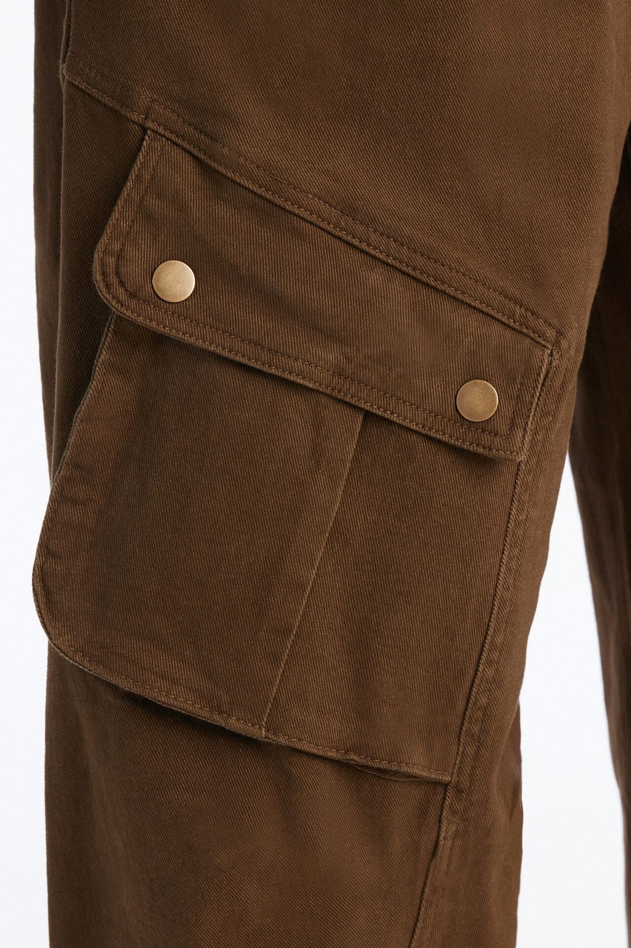 Open Ranks Stretch Cargo Jeans - Olive