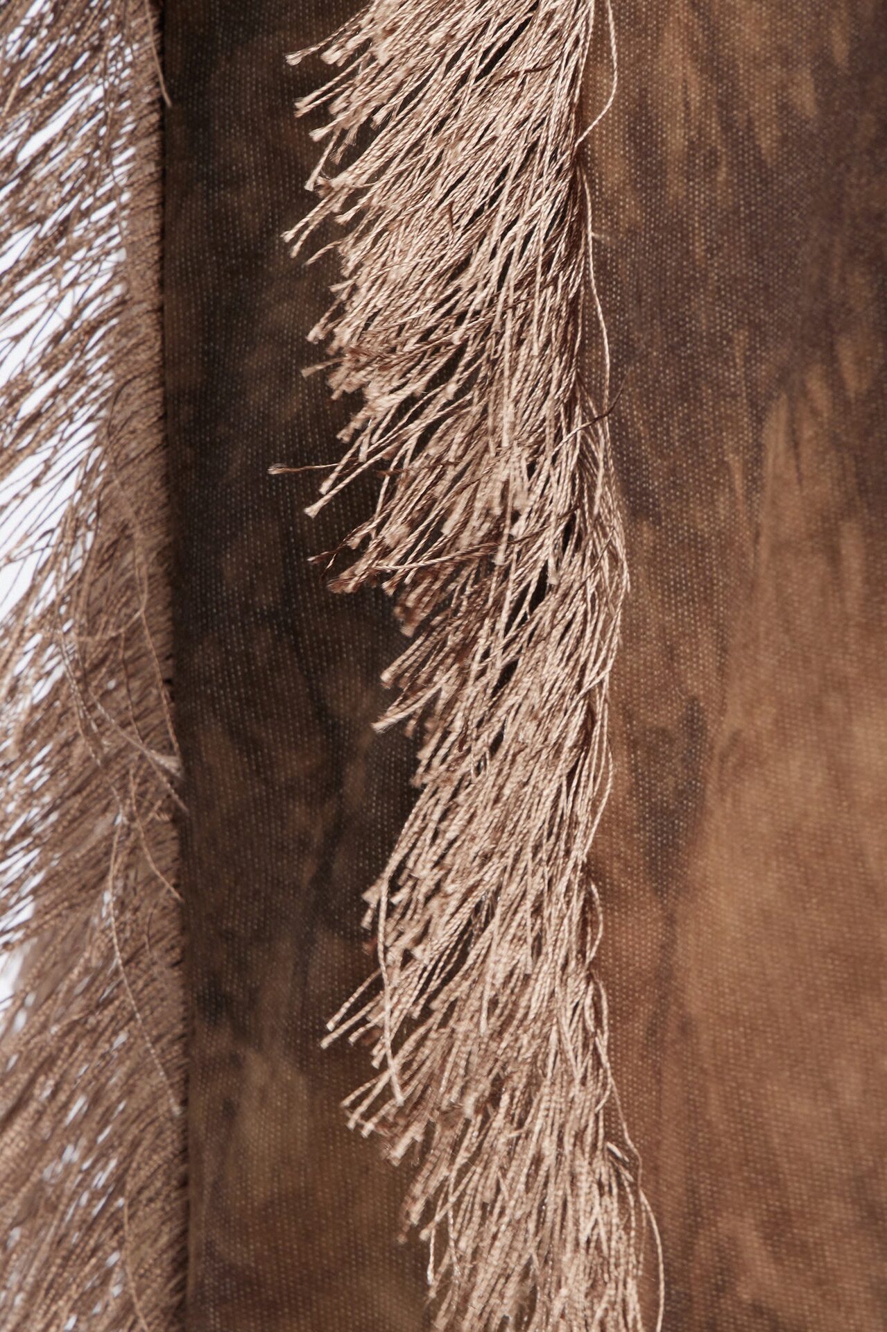 Show Me Something Fringe Wide Leg Pant 33″ - Brown