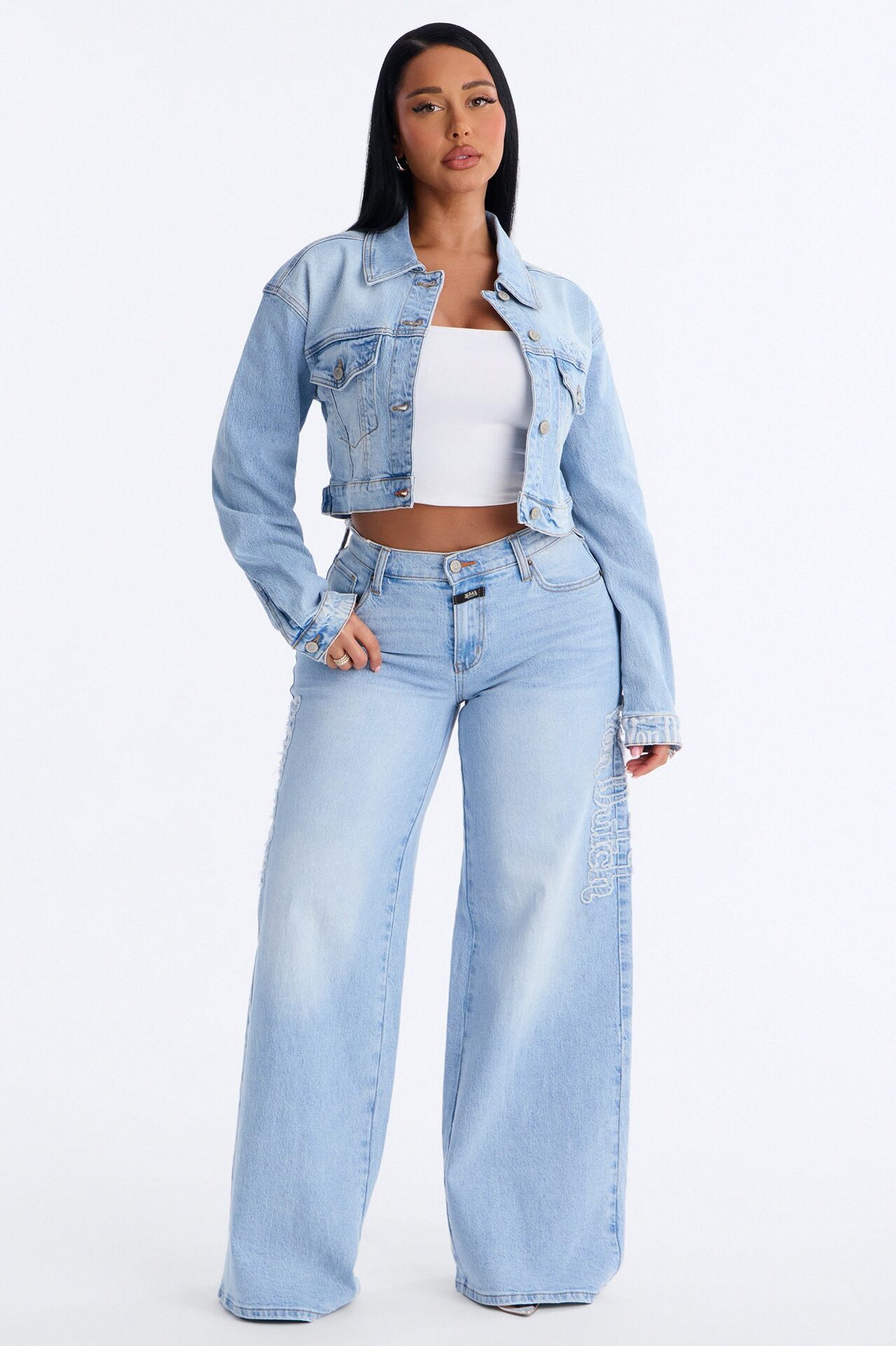 Von Dutch Trucker Denim Jacket - Light Wash