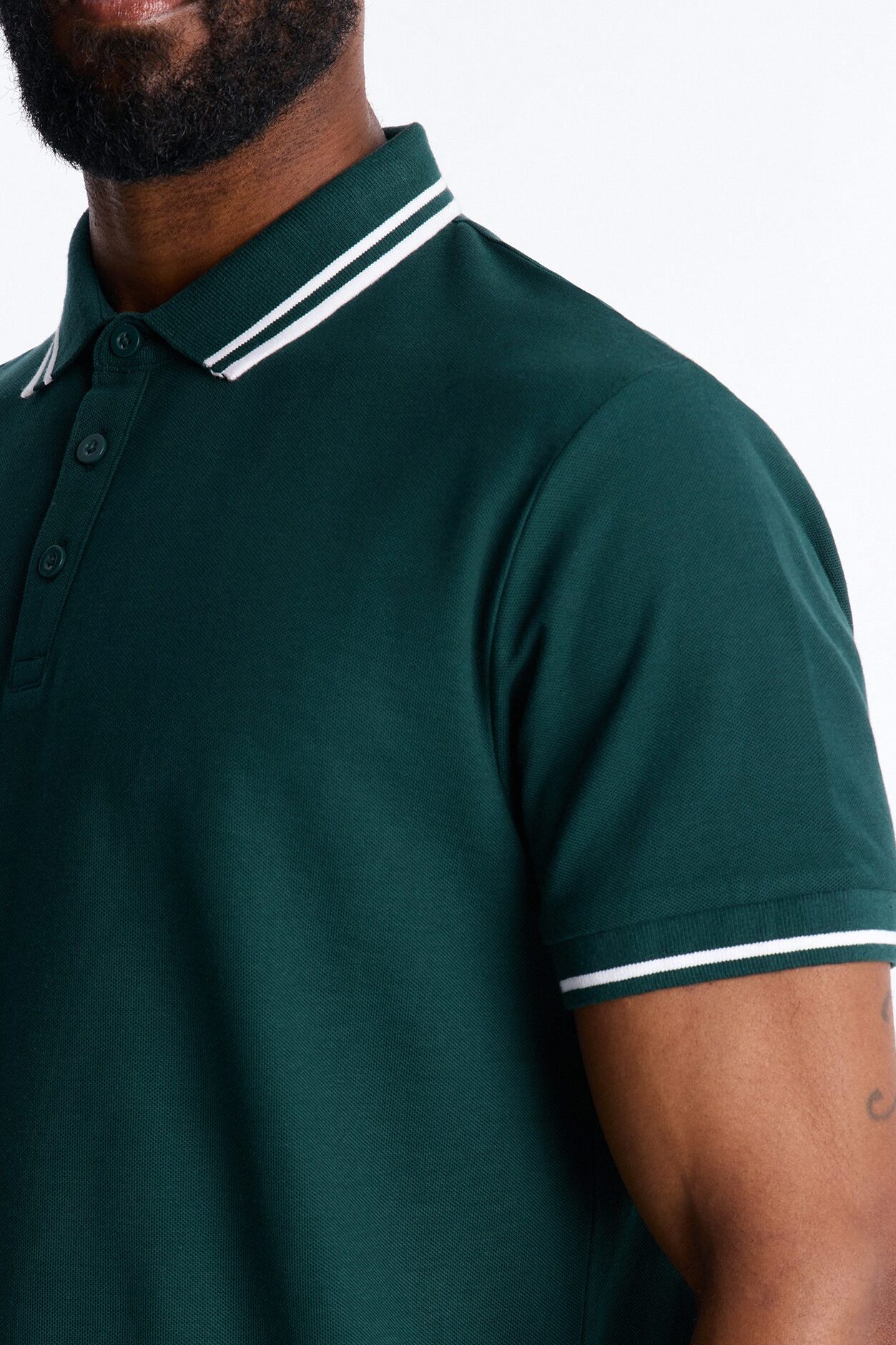 Wilson Short Sleeve Polo - Hunter Green