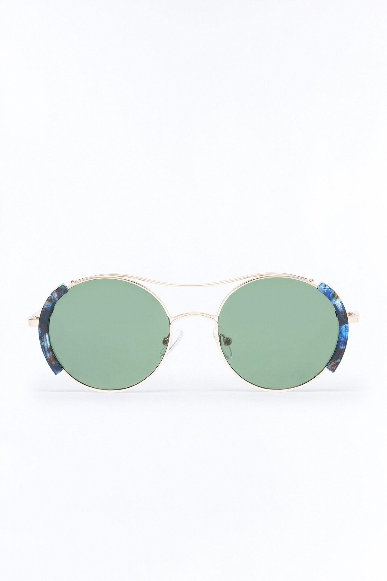 Over The Lining Sunglasses - Black/Gold