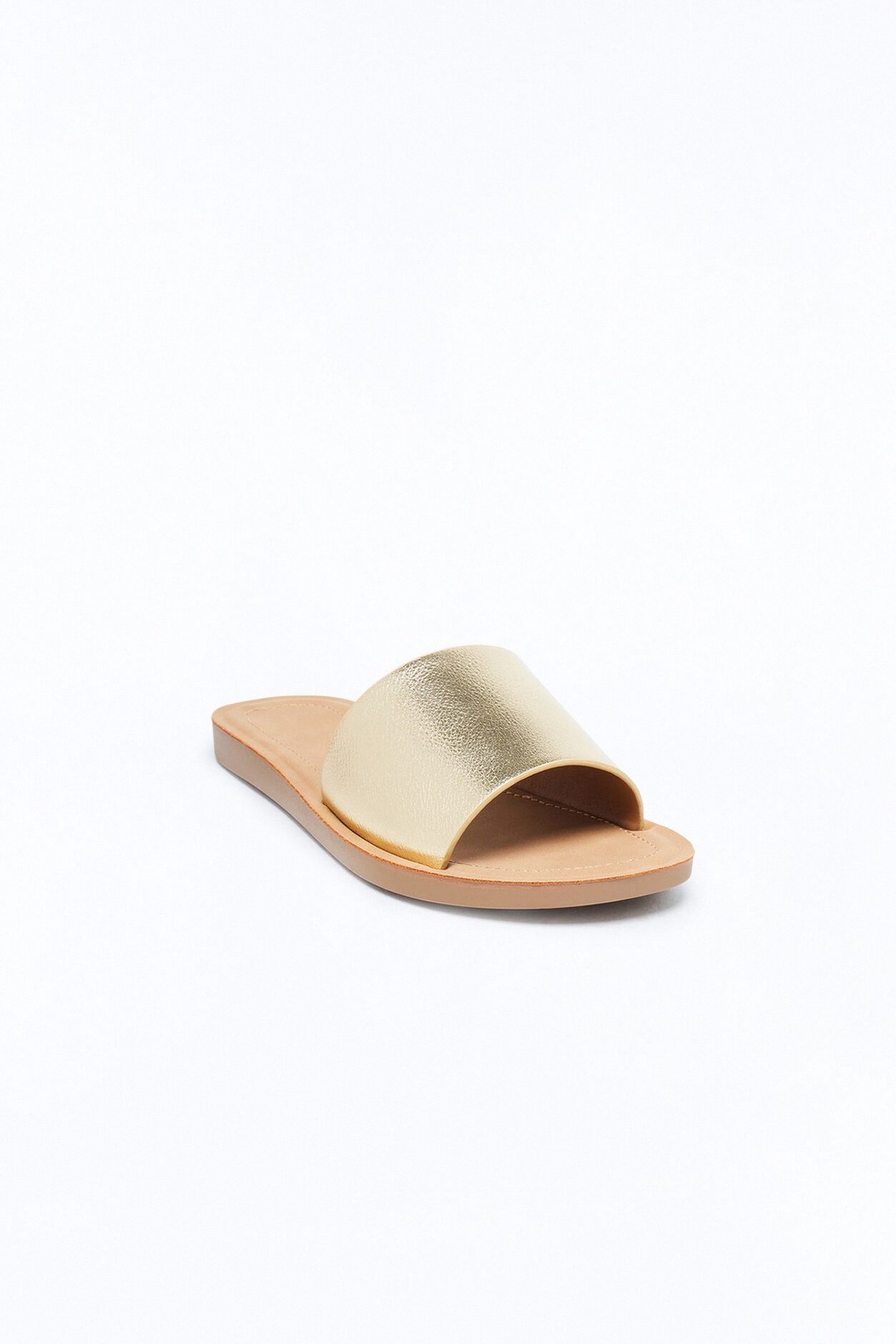 Janie Flat Sandals - Gold