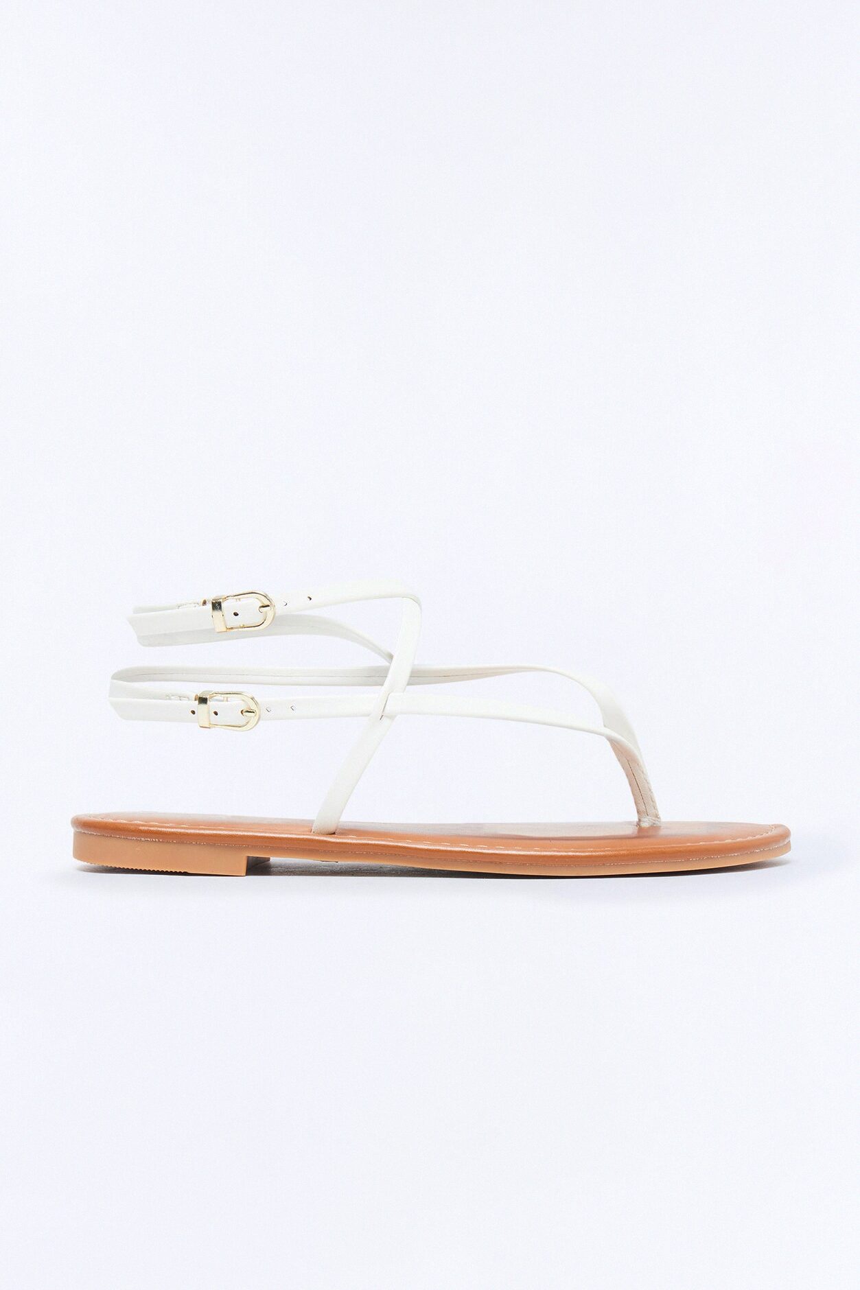 Santa Cruz Ankle Strap Sandals - White