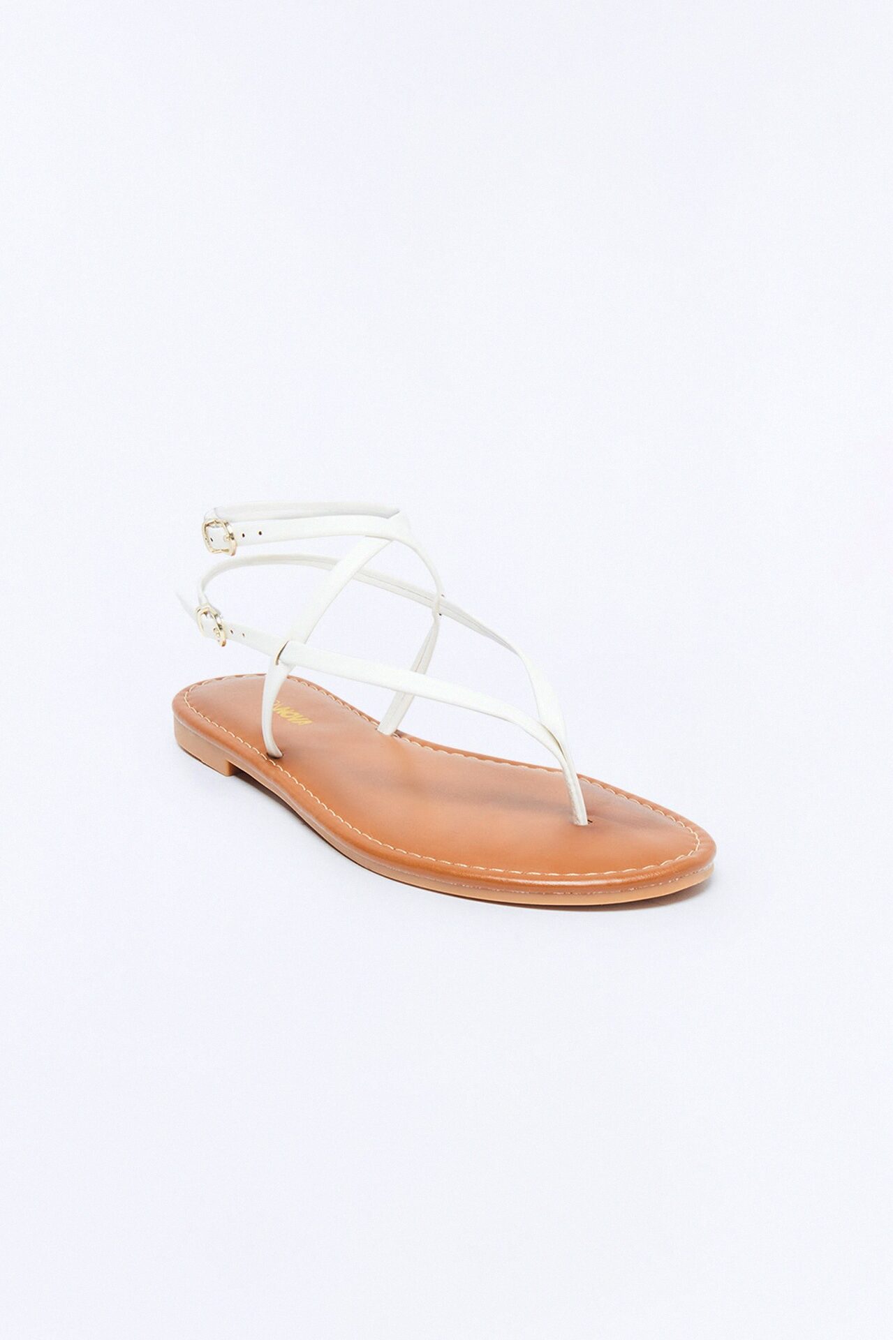 Santa Cruz Ankle Strap Sandals - White