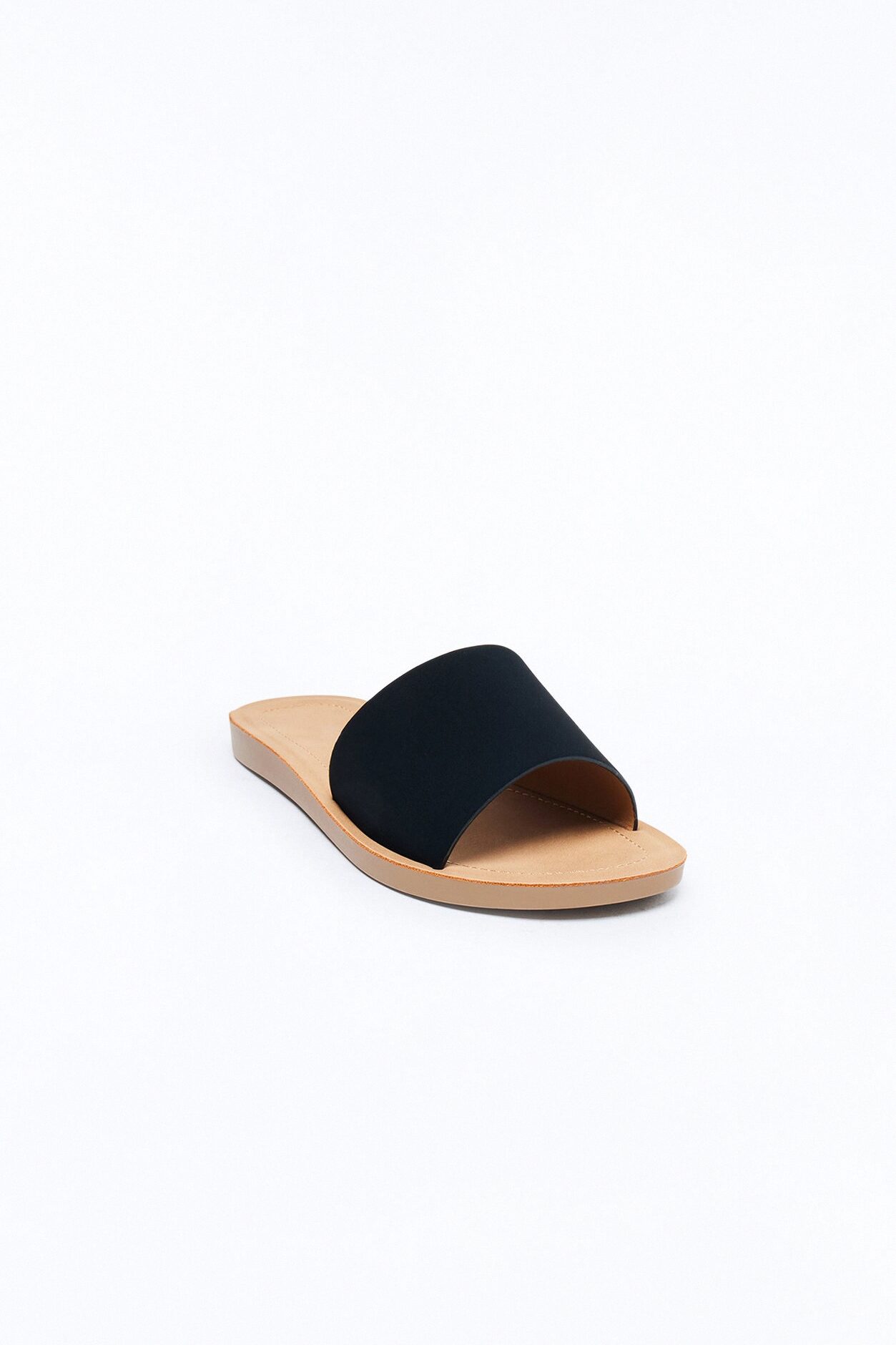 Janie Flat Sandals - Black