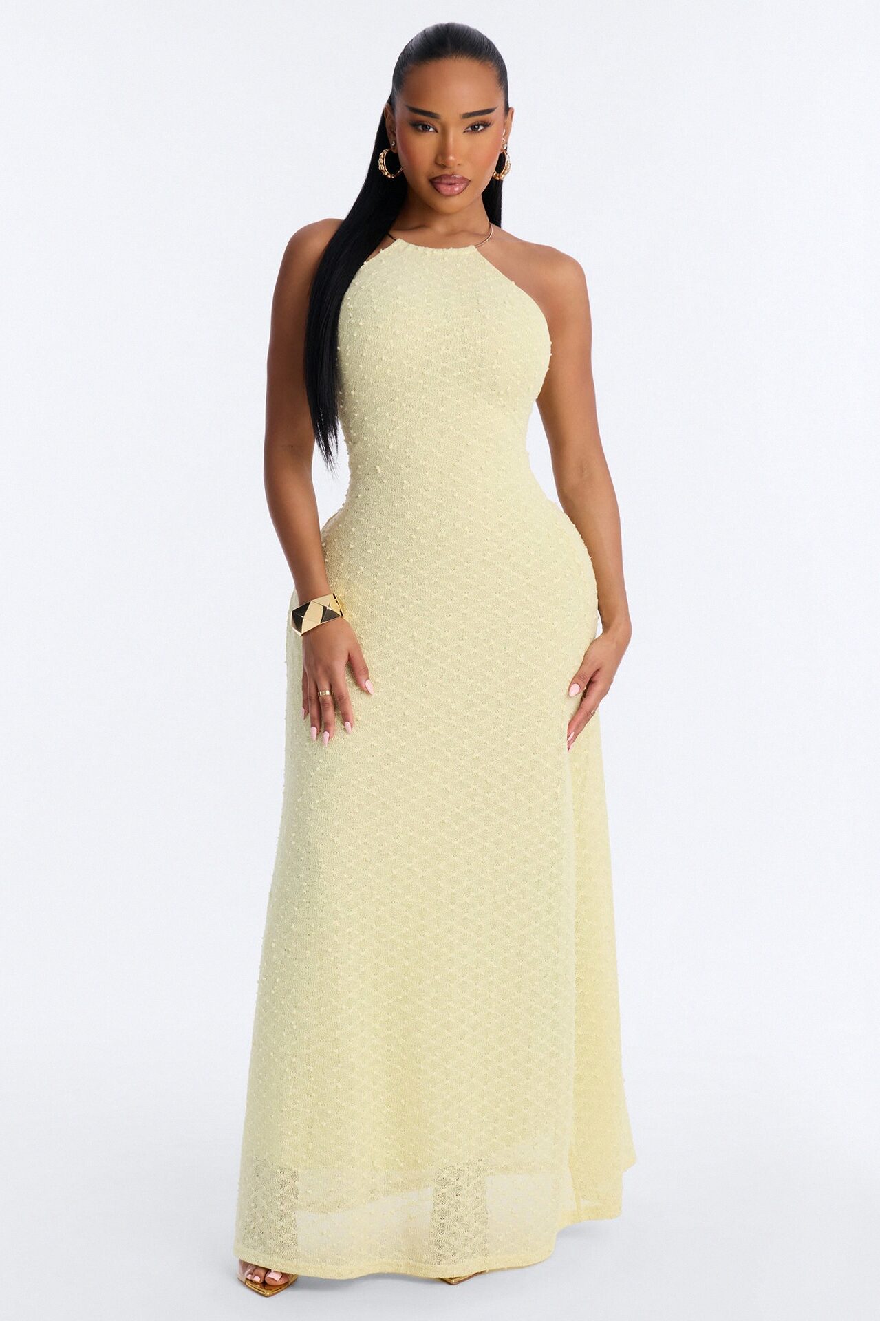 Caribbean Shores Maxi Dress - Yellow