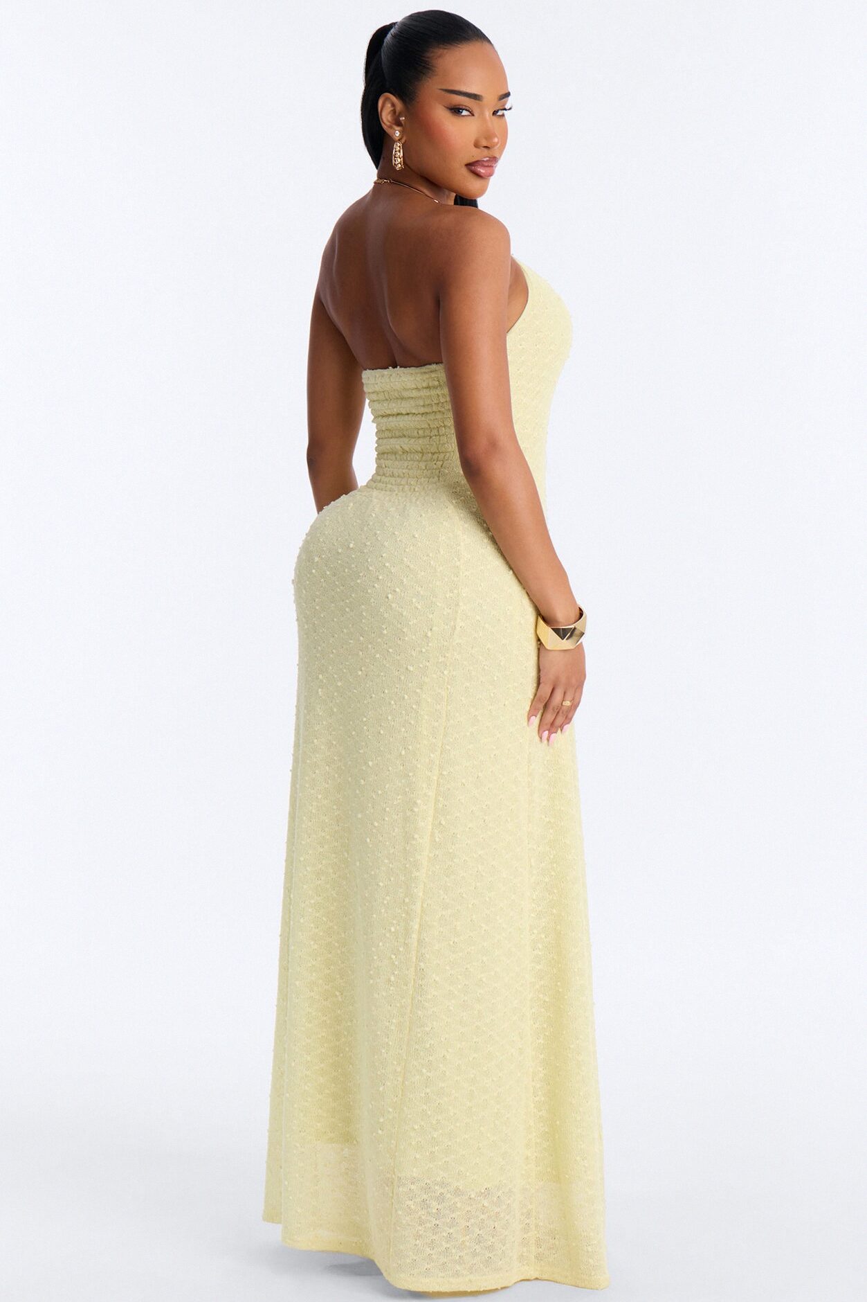 Caribbean Shores Maxi Dress - Yellow