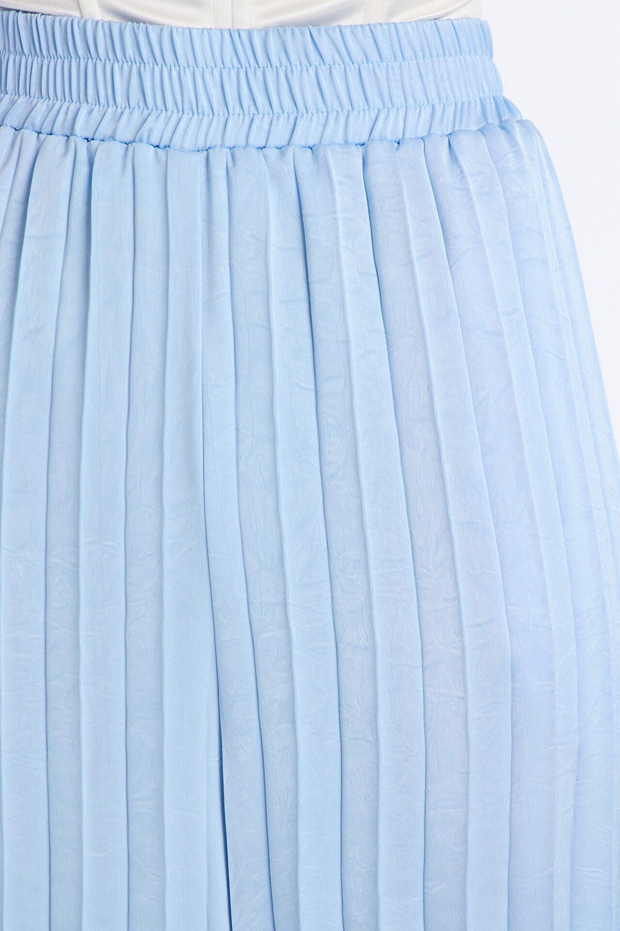 Let's Go Babe Satin Wide Leg Pant 32 - Light Blue