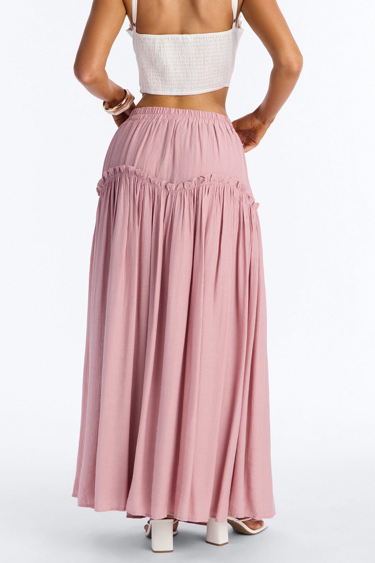 Lily Maxi Skirt - Mauve