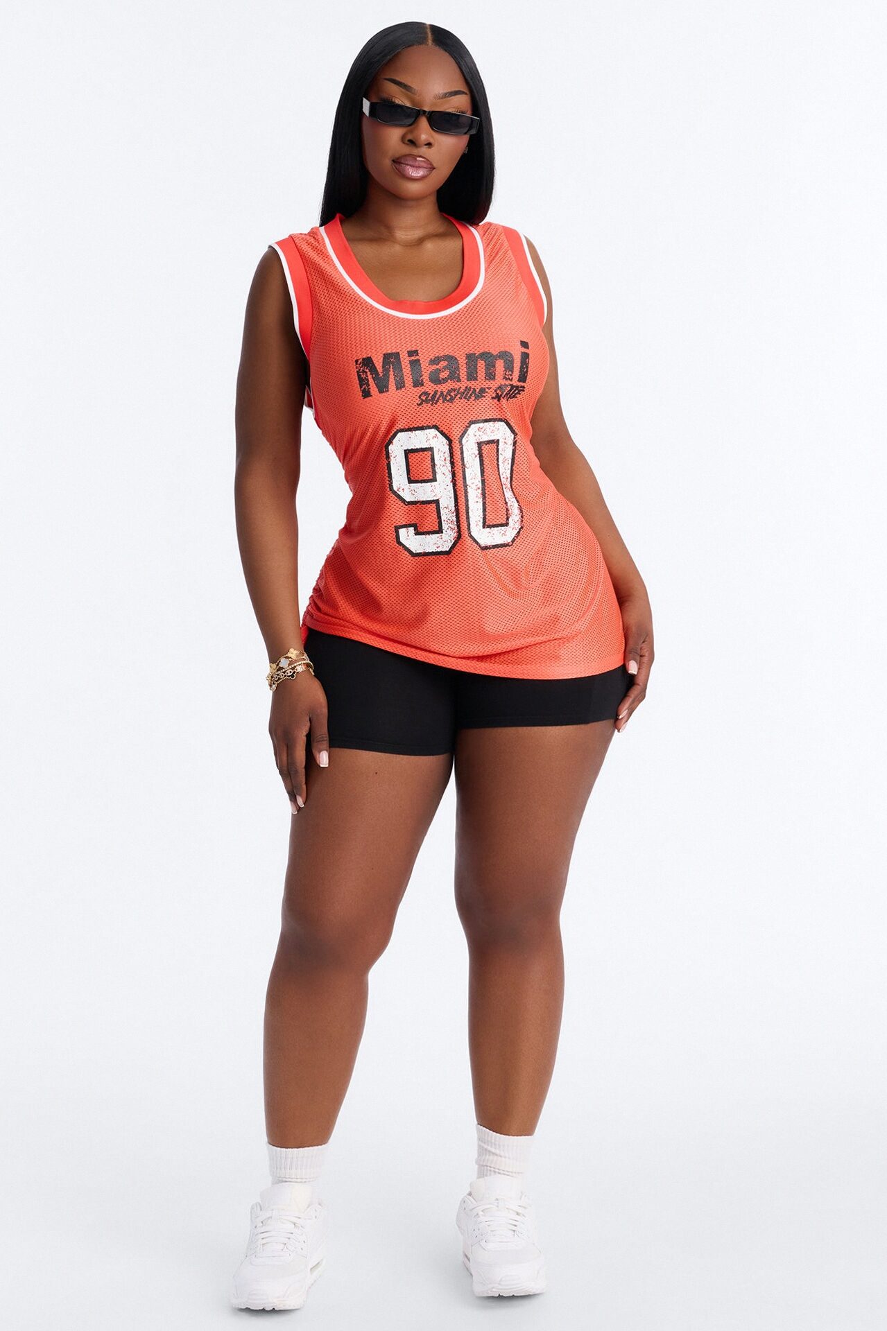 Miami Sports Jersey Tank - Orange