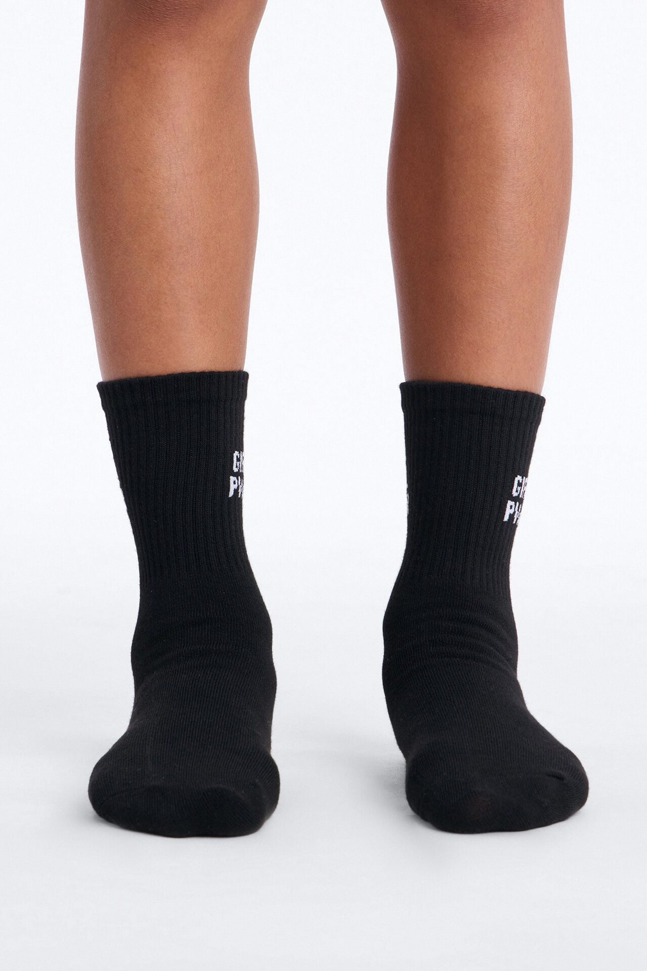 Mini Cutesy Socks - Black/White
