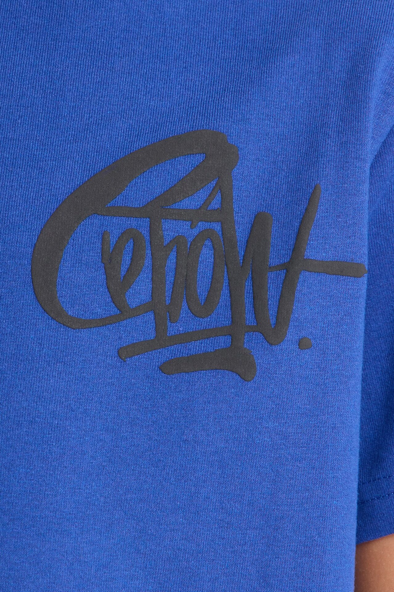 Mini Greatest Graffiti Short Sleeve Front/Back Tee - Royal