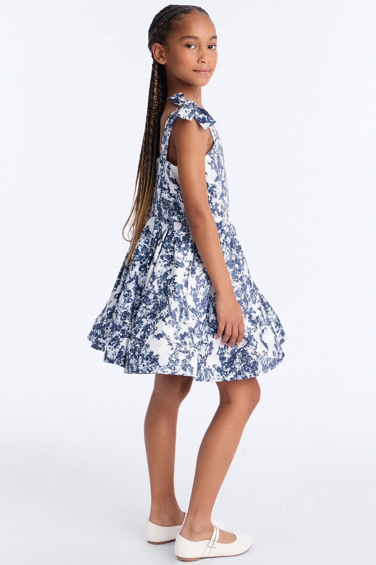 Mini Whimsical Night Mini Dress - Navy/combo