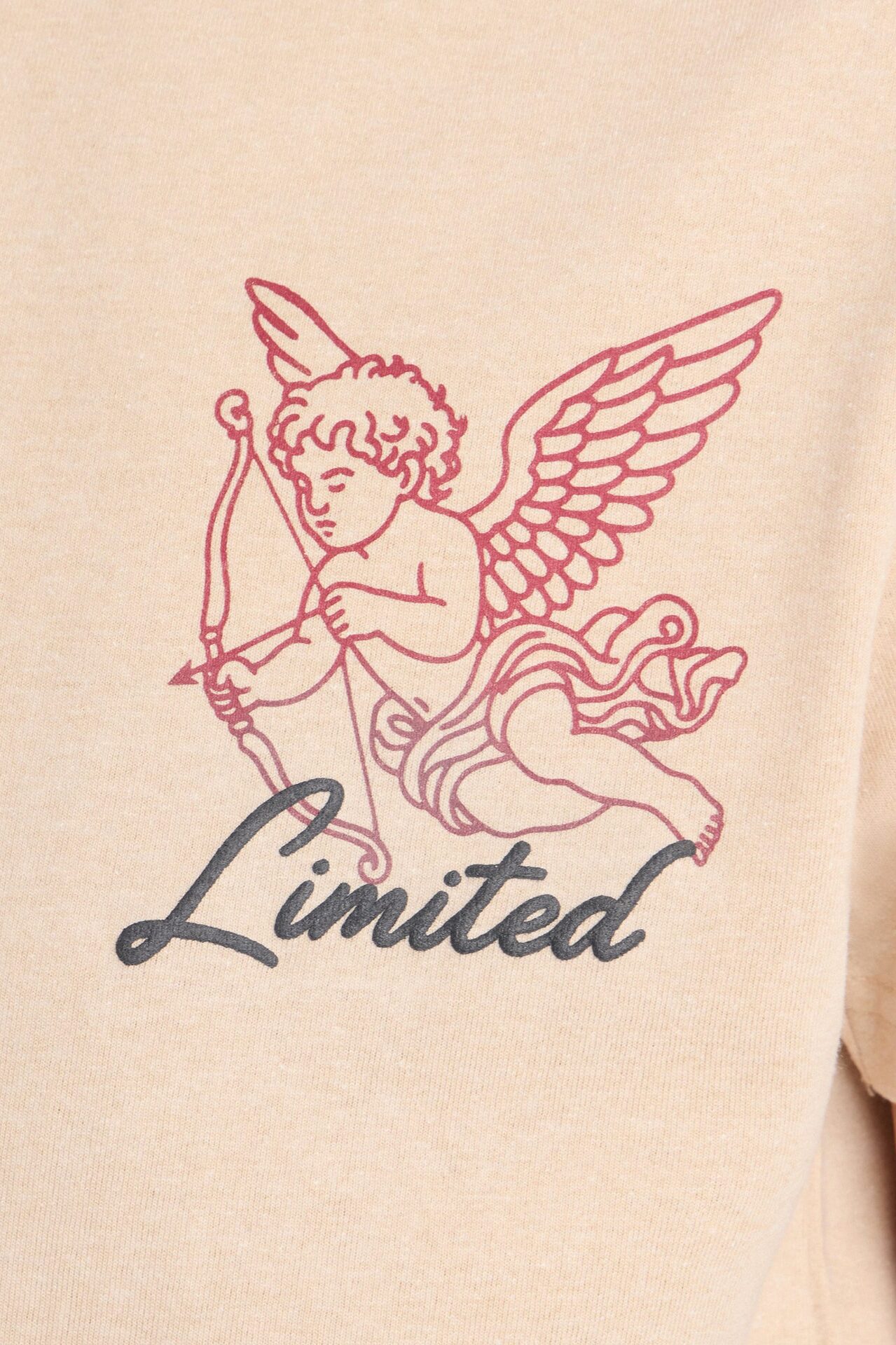 Mini For Those Who Have Heart Short Sleeve Front/Back Tee - Stone
