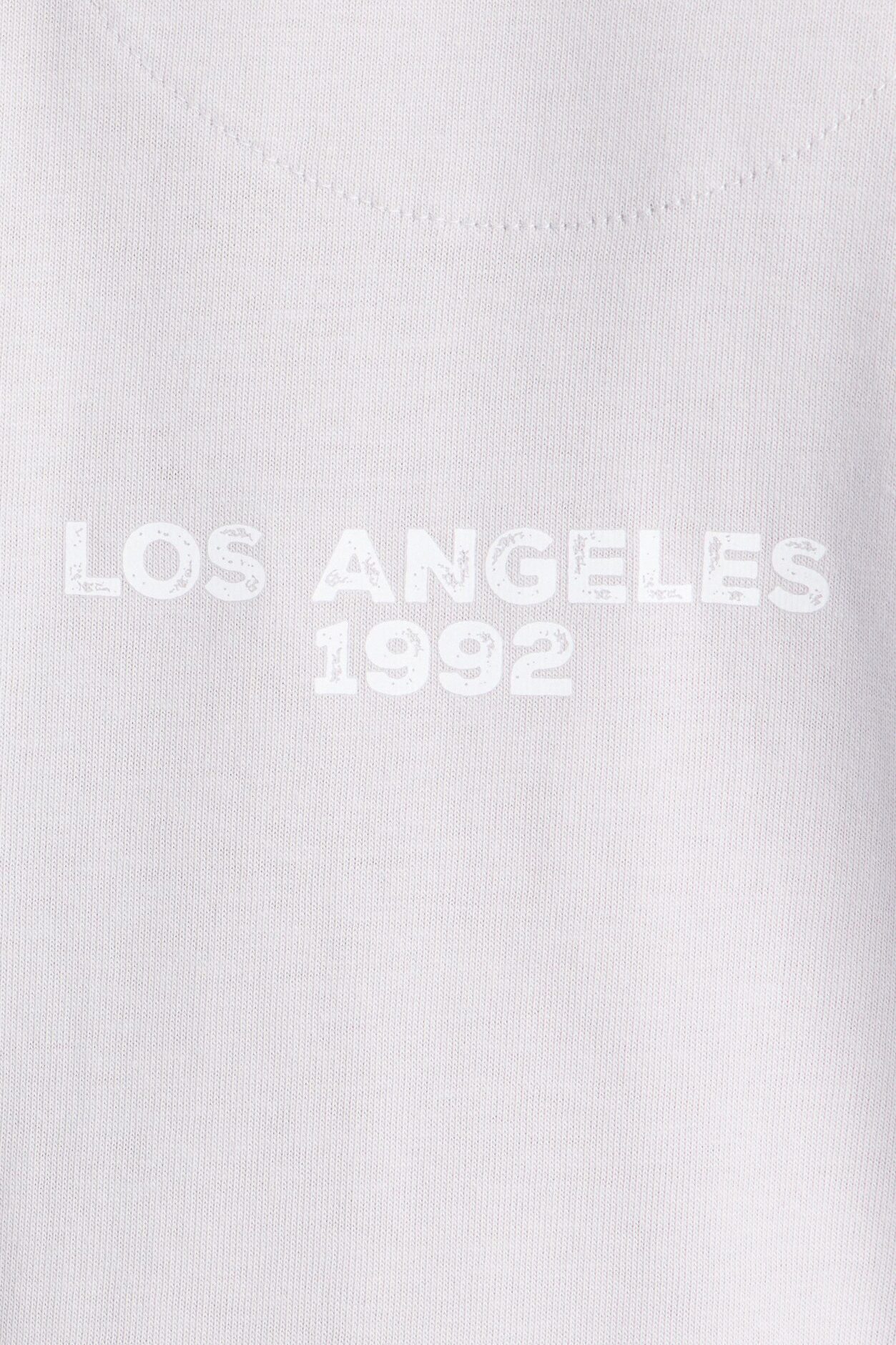 Mini California Boy Front/Back Short Sleeve Tee - Light Grey