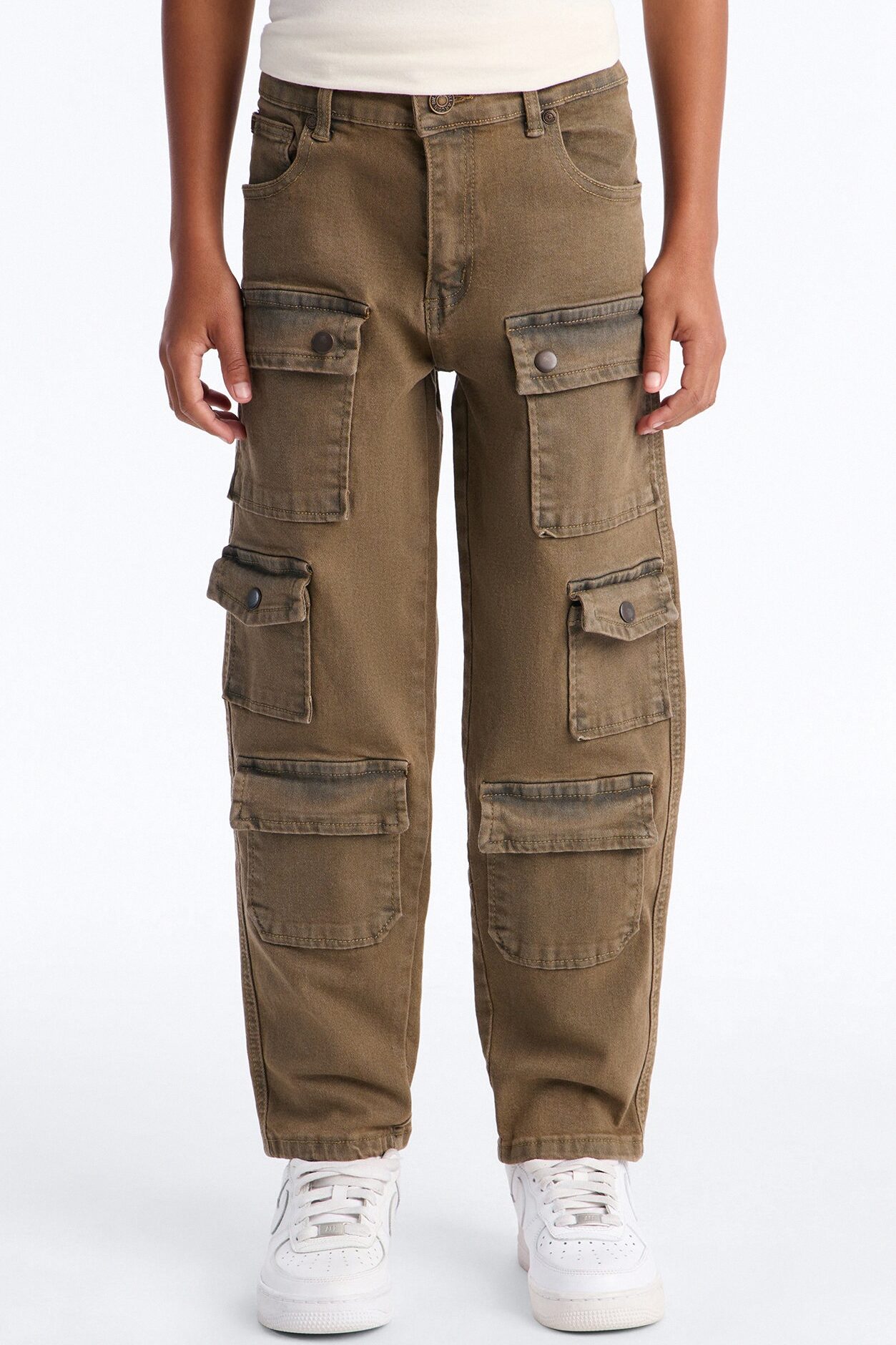 Mini Enjoying Myself Cargo Pants - Brown