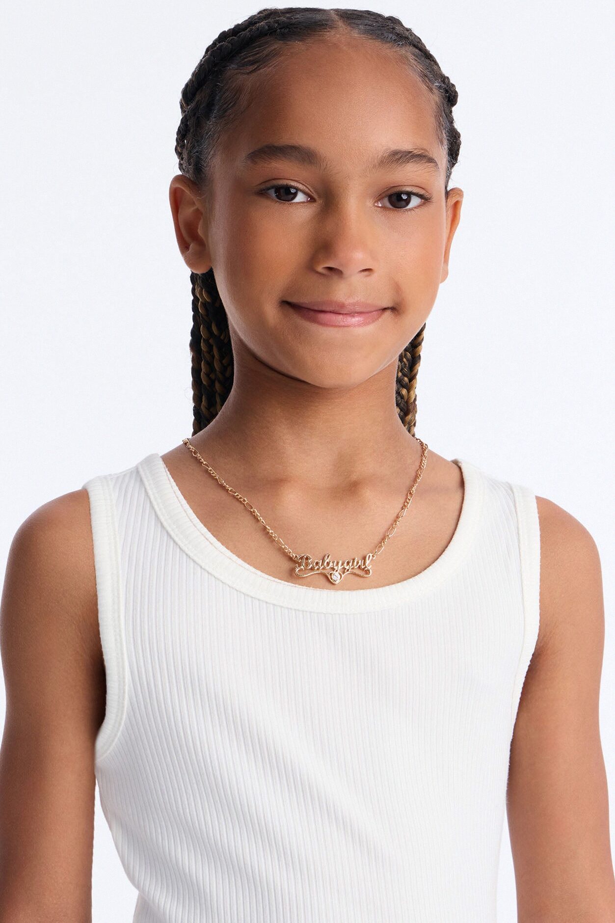 Mini Babygirl Necklace - Gold