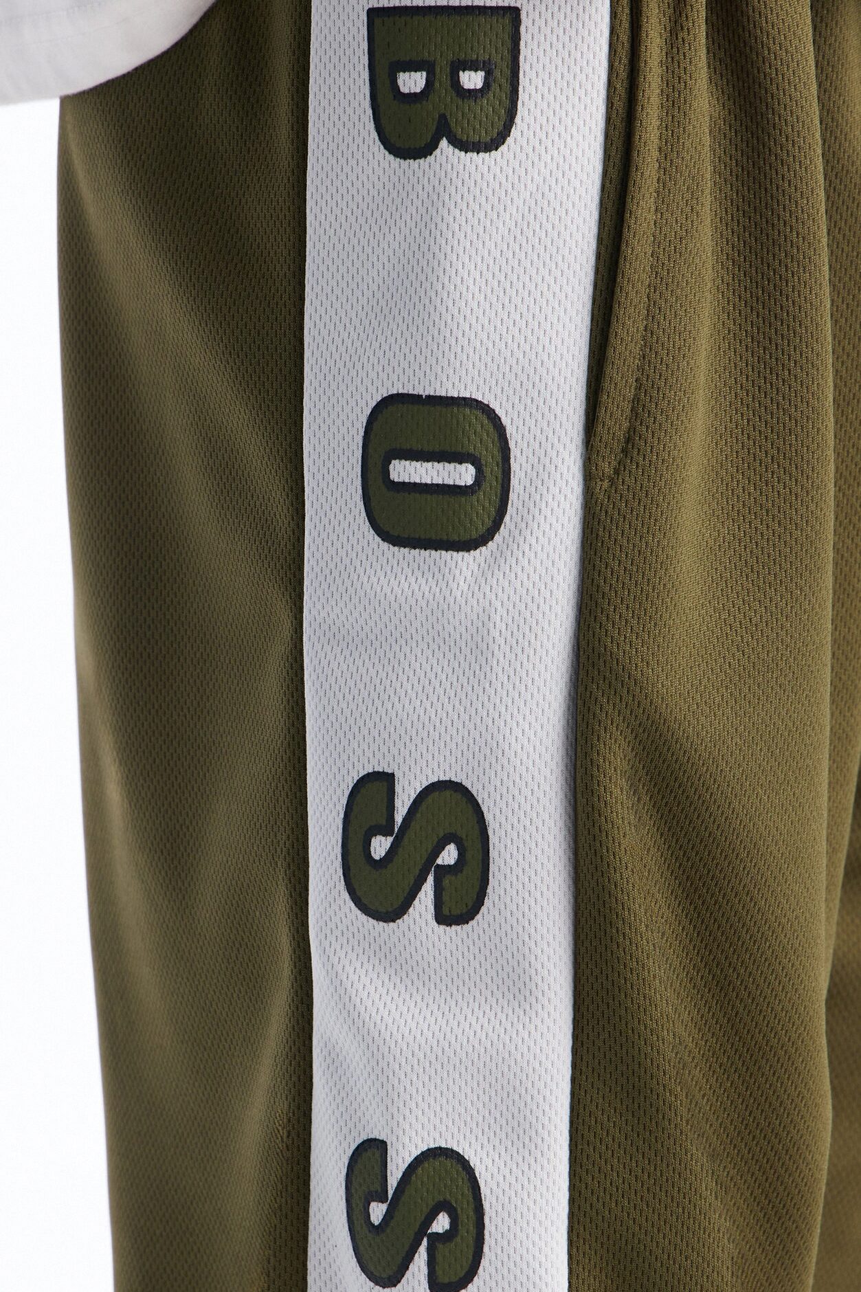 Mini The Boss Mesh Shorts - Olive