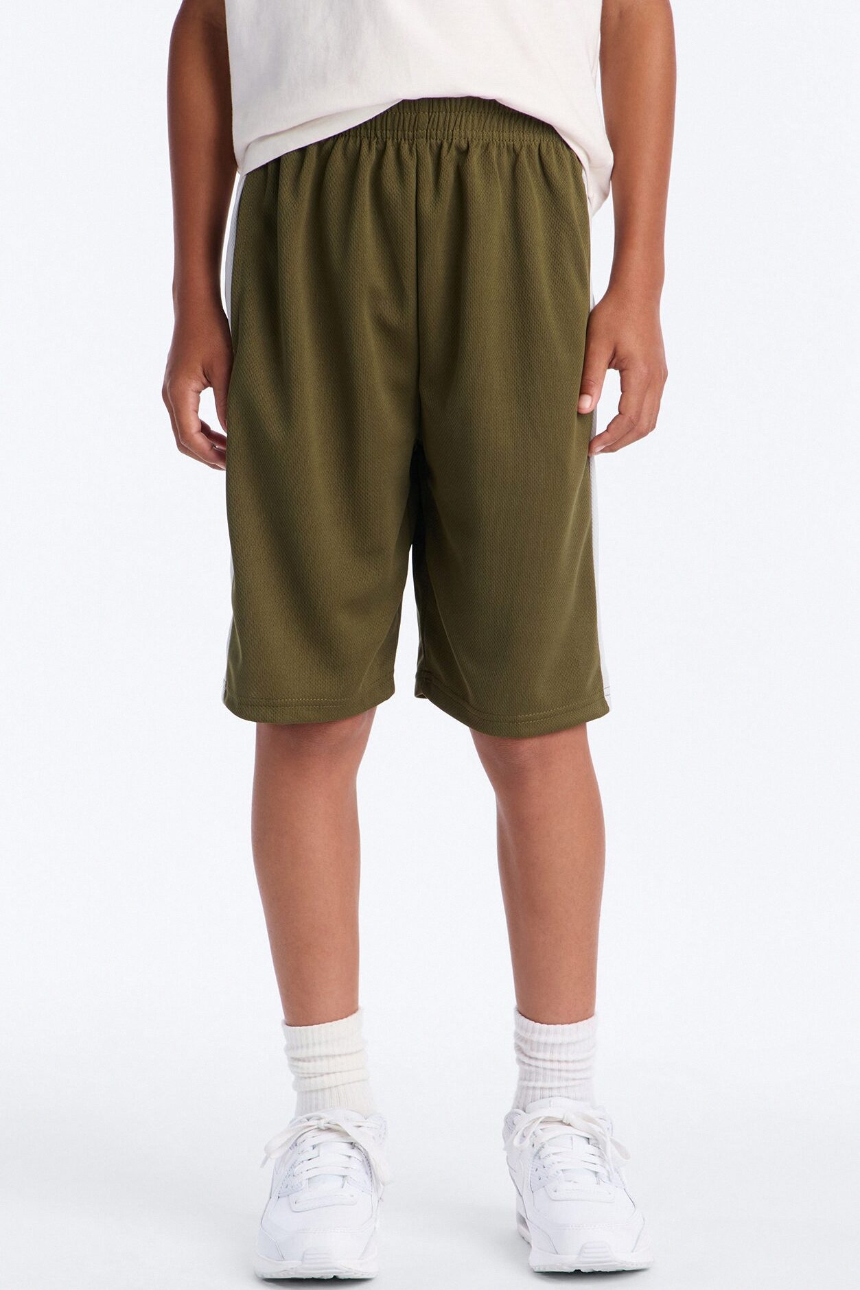 Mini The Boss Mesh Shorts - Olive