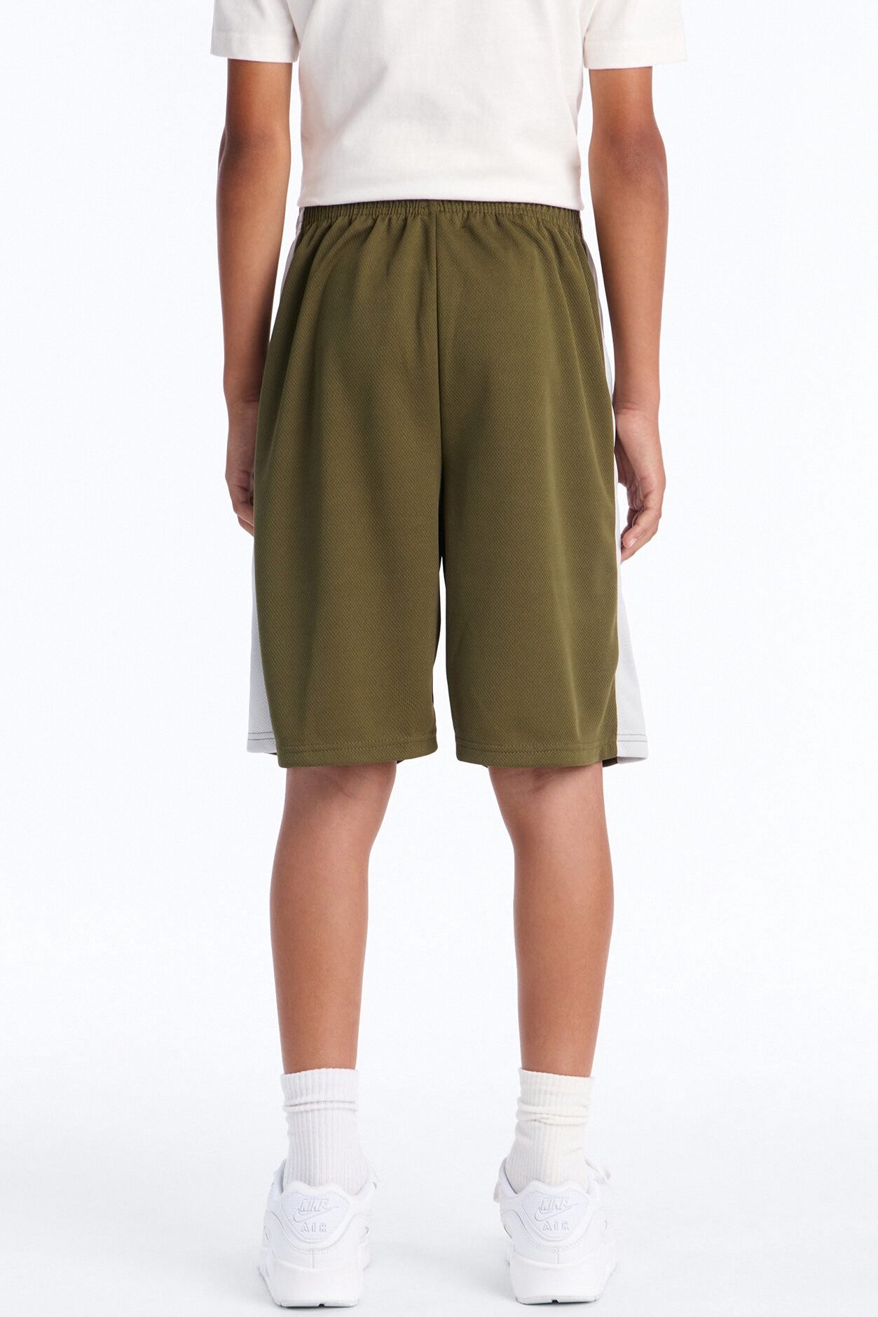 Mini The Boss Mesh Shorts - Olive