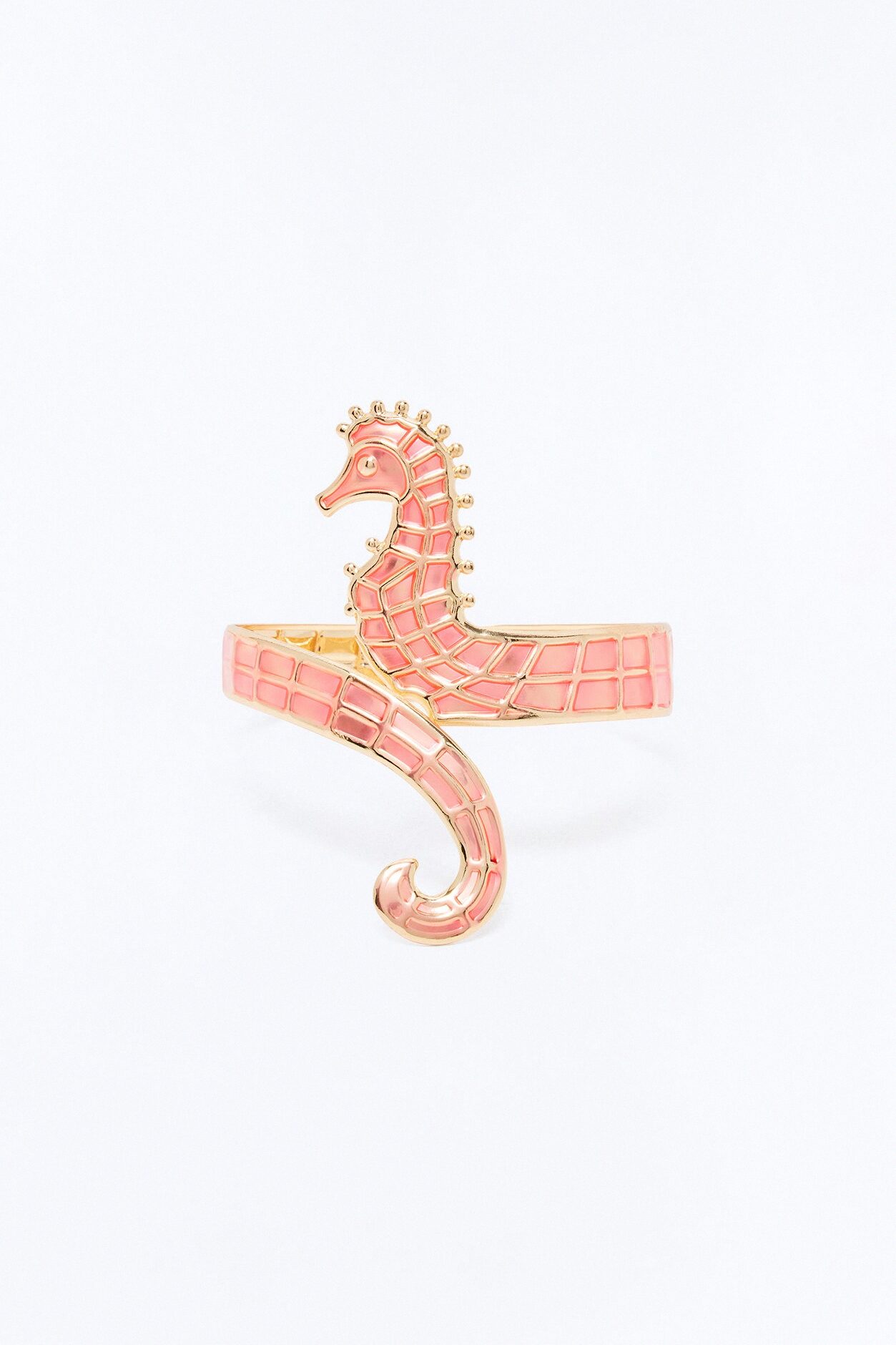 Seahorse Arm Cuff - Pink