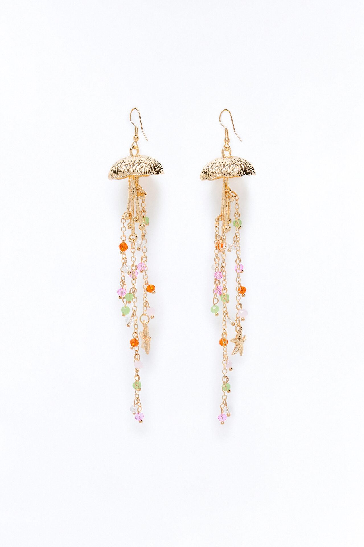 Don't Be Jelly Hardware Drop Earrings - Gold/combo