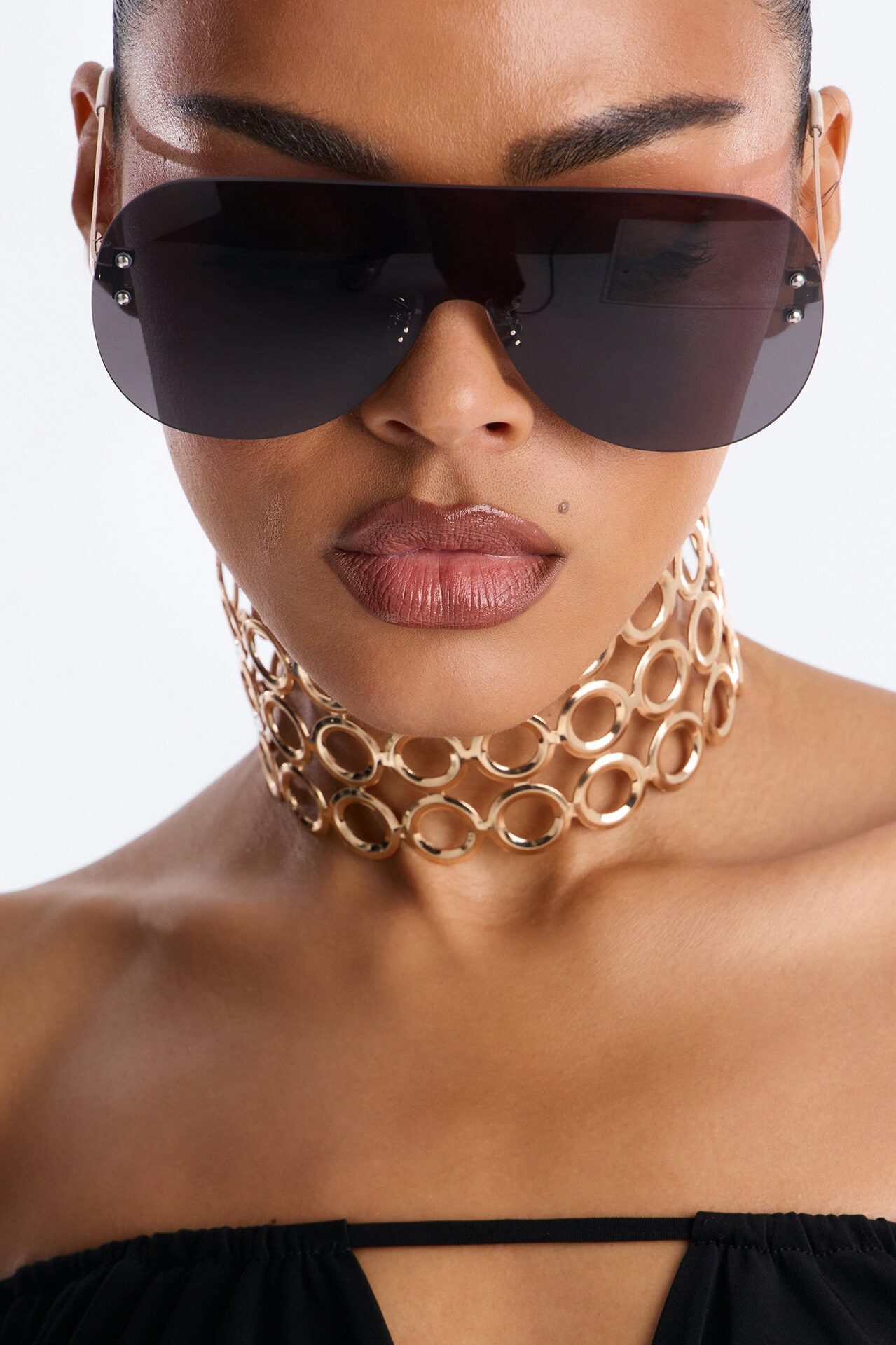 Voltage Vison Sunglasses - Black/Gold