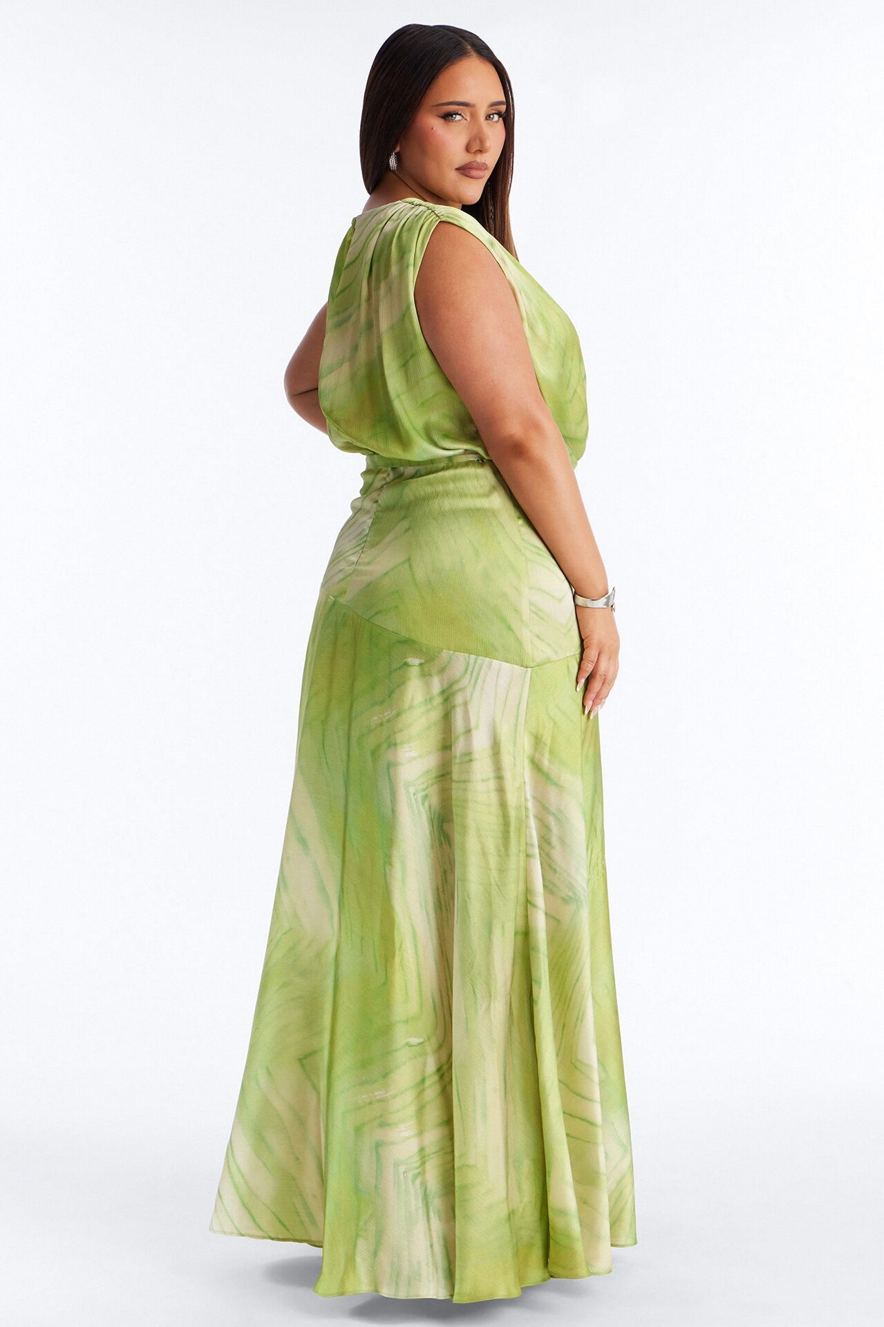 Sweet Escape Satin Maxi Dress - Periwinkle