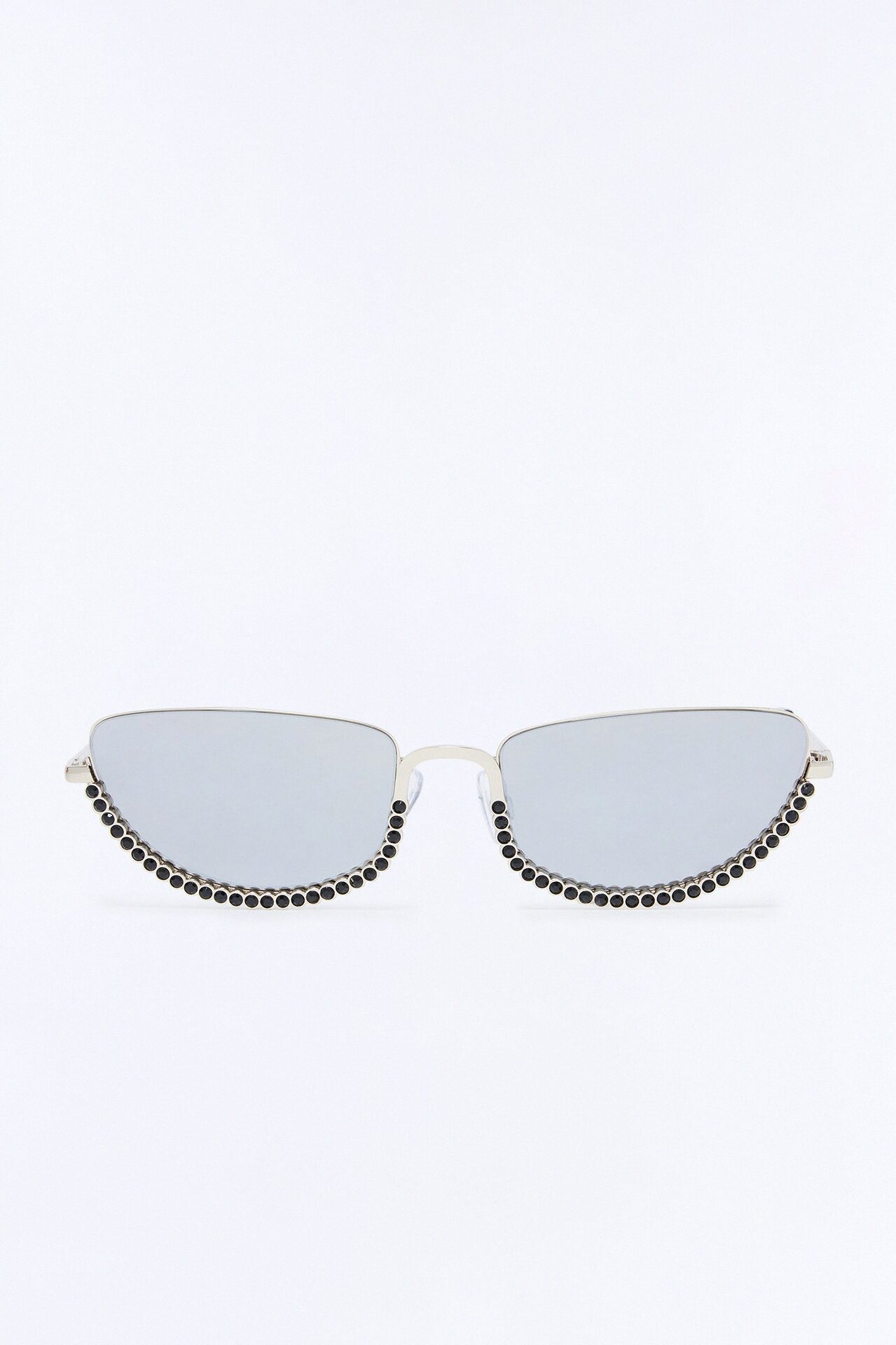 Pop Star Sunglasses - Silver/Black