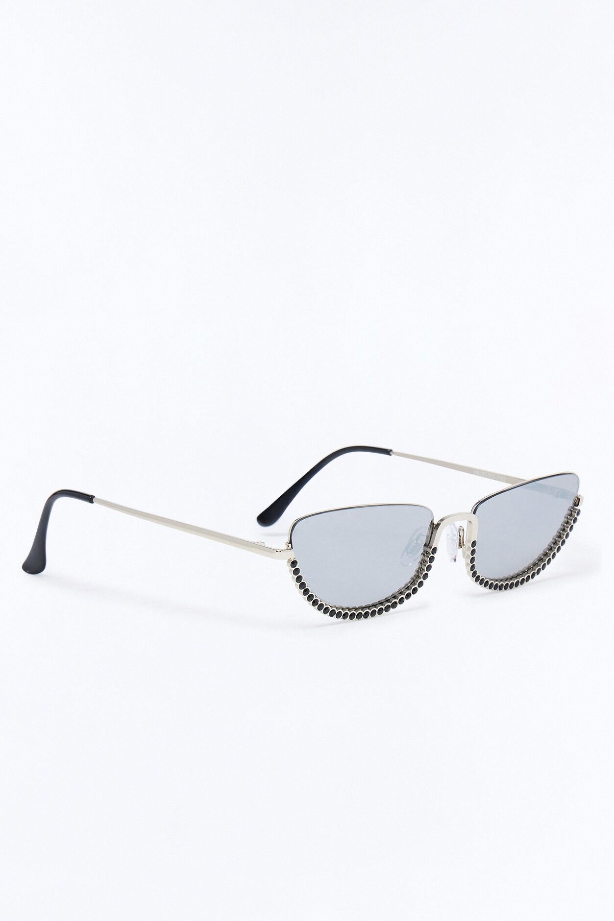 Pop Star Sunglasses - Silver/Black