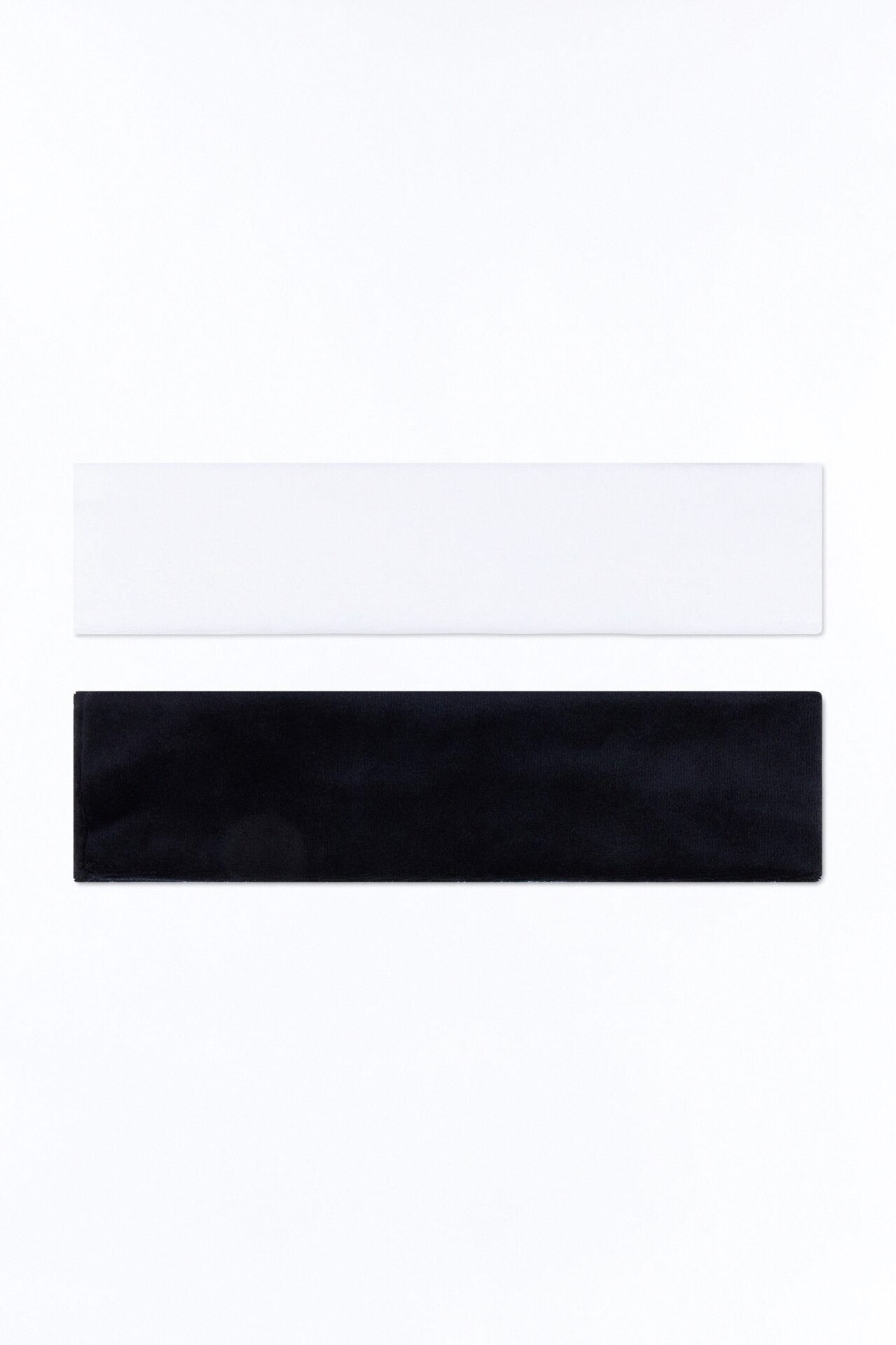 Softest Touch 2 Piece Headband Set - White/Black