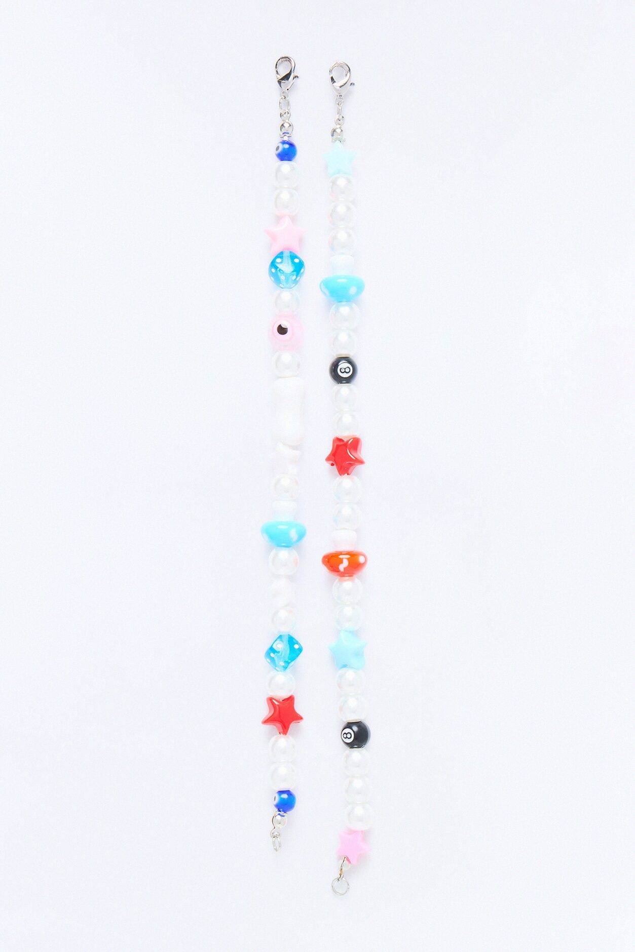 Festival Pearl and Charm Bracelet Set - Multi Color
