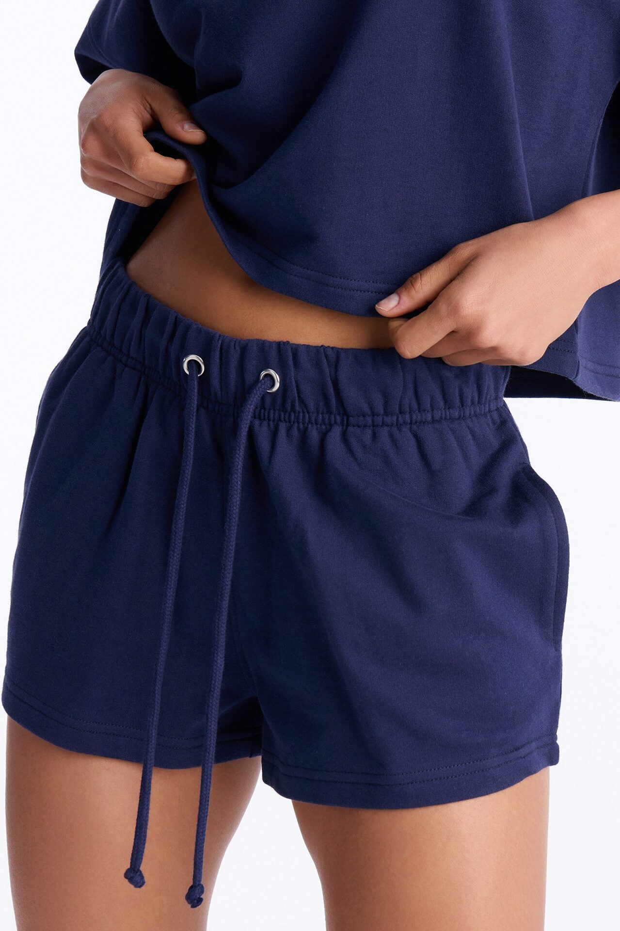 Weekend Moment Polo Short Set - Navy