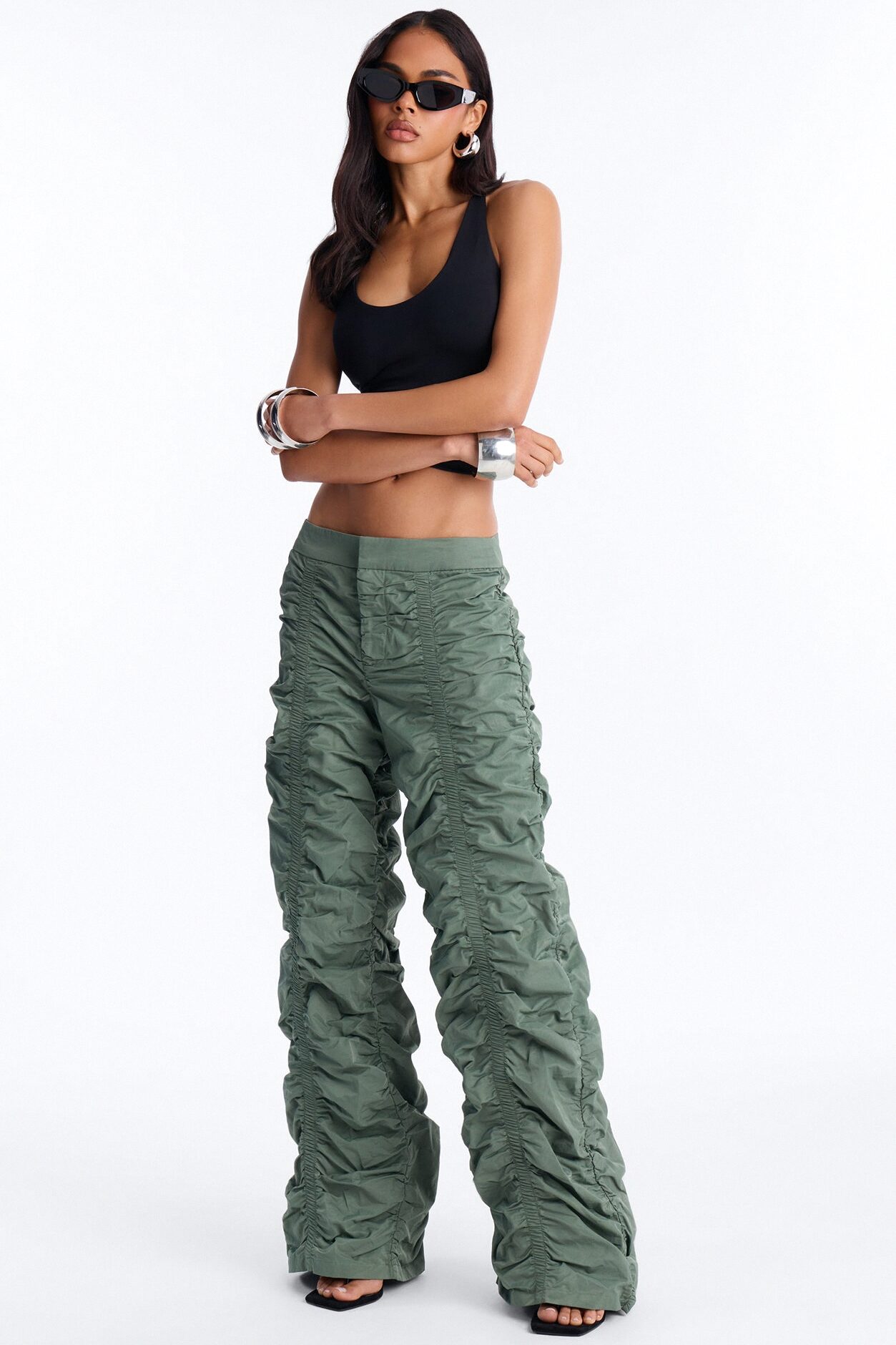 Count These Stacks Low Rise Pant - Olive