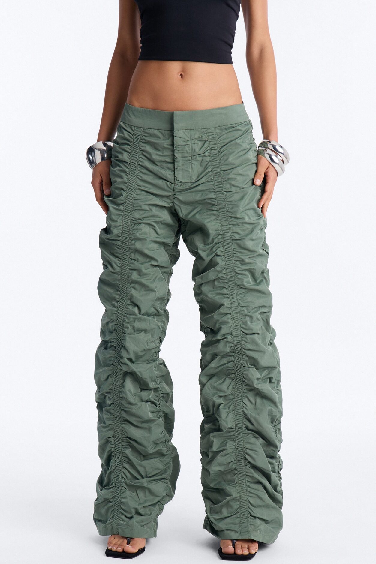 Count These Stacks Low Rise Pant - Olive