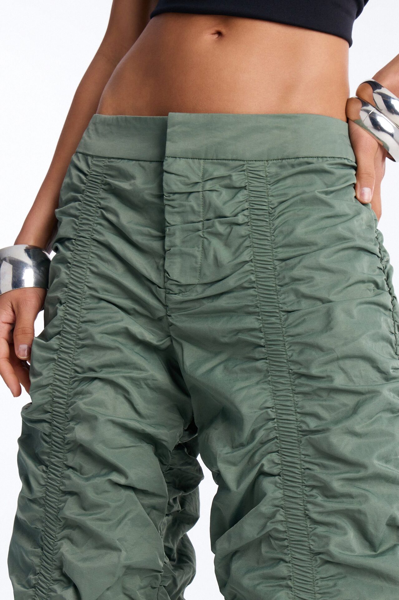 Count These Stacks Low Rise Pant - Olive