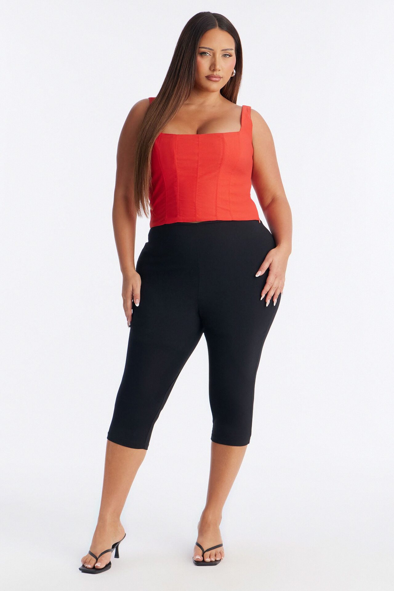 Classic Babe Smocked Tank Top - Red