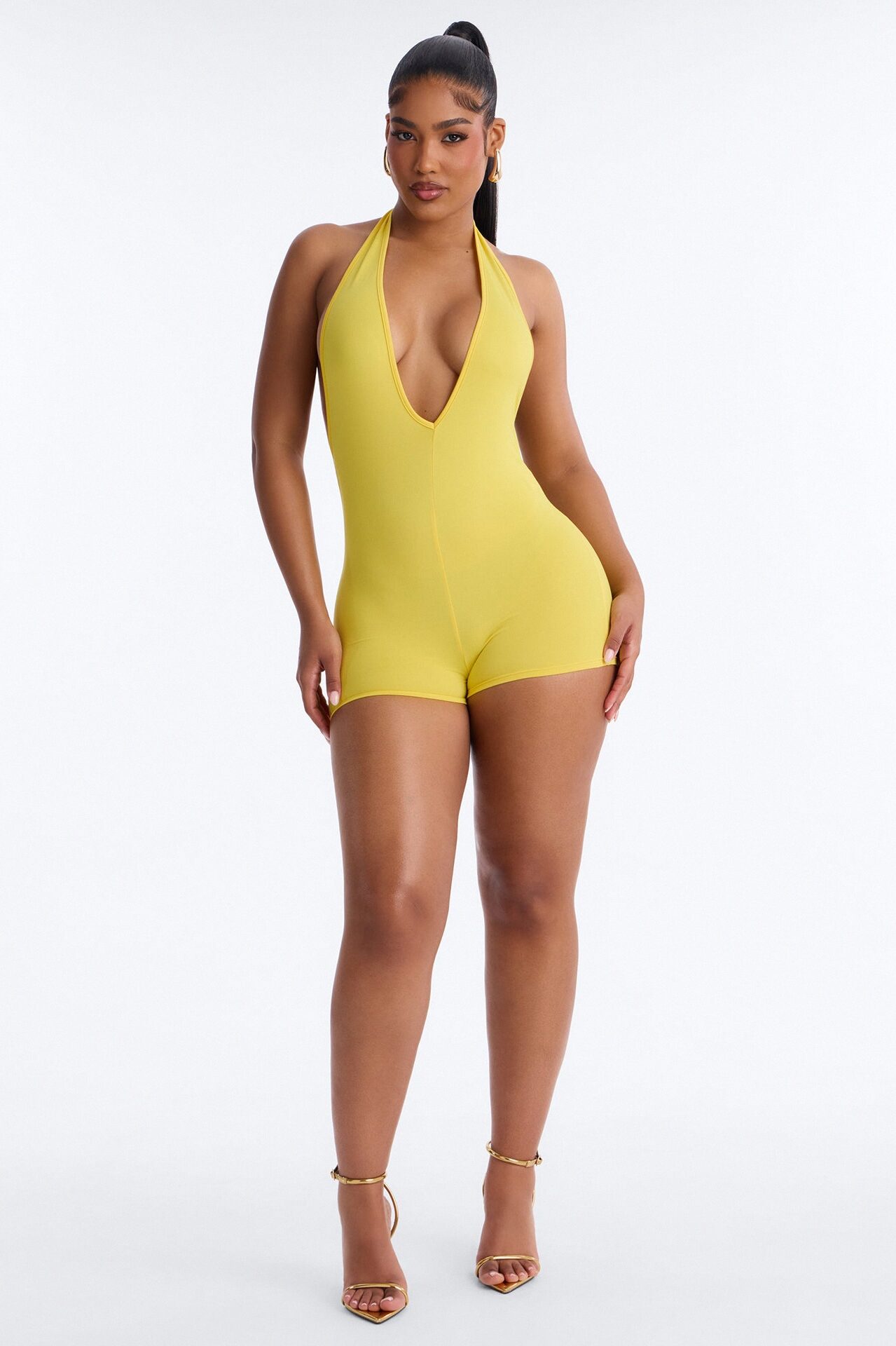 Iconic Babe Romper - Yellow