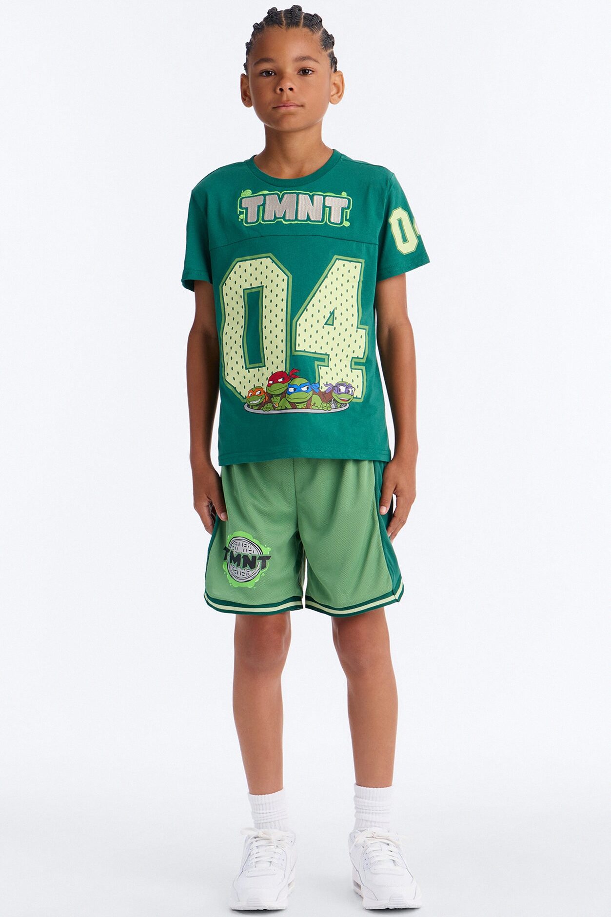 Mini TMNT 04 Jersey And Short Set - Green