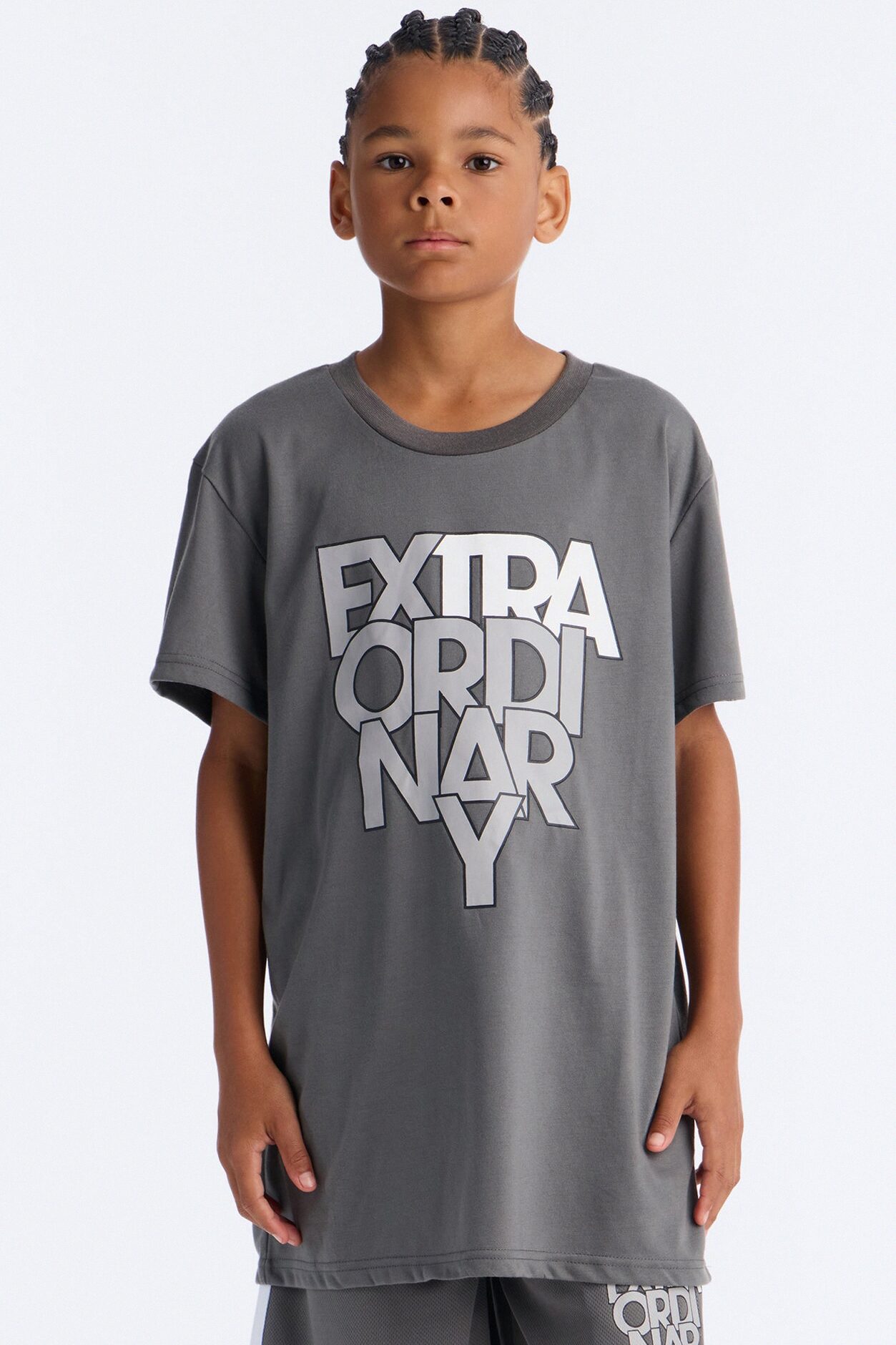 Mini Extraordinary Short Set - Grey